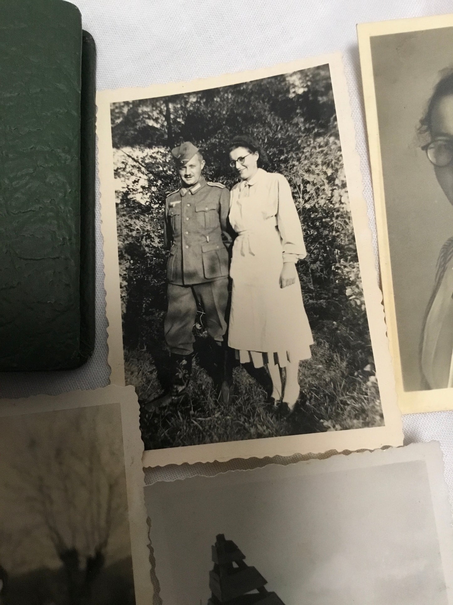 WW11 German Photo Album plus 14 Photos