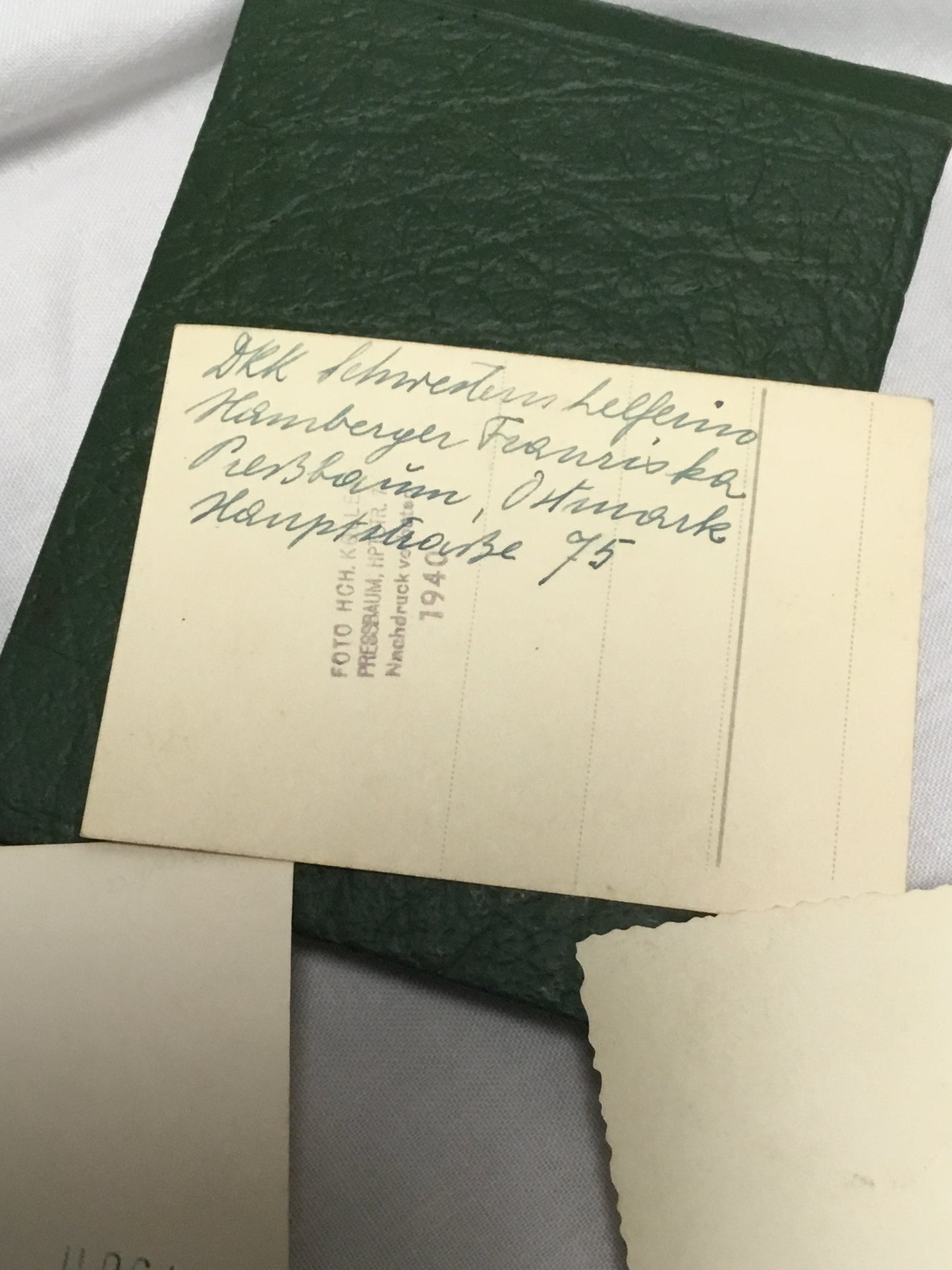 WW11 German Photo Album plus 14 Photos