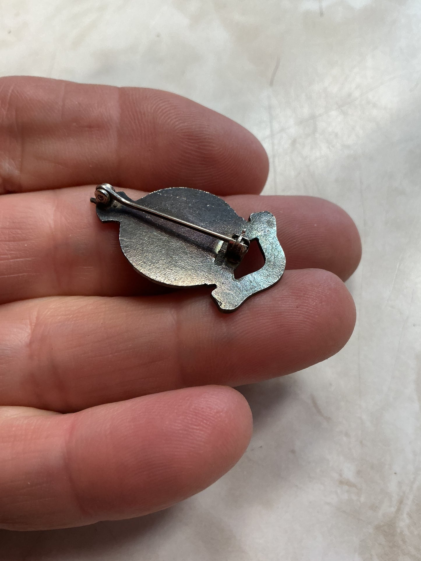 Early Canadian Legion Past President Pin Kings Crown ,