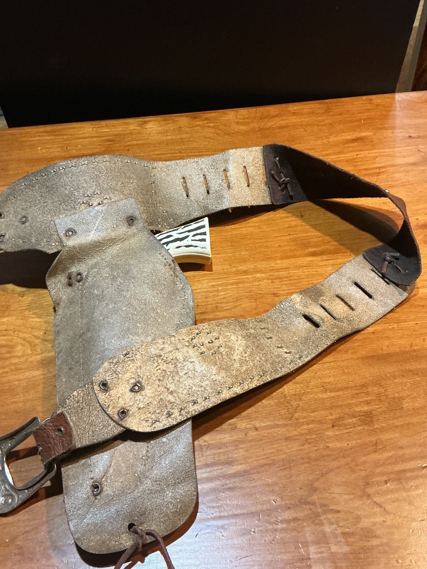 Vintage 1960s-70s Pony Boy Cap Gun with Leather Holster