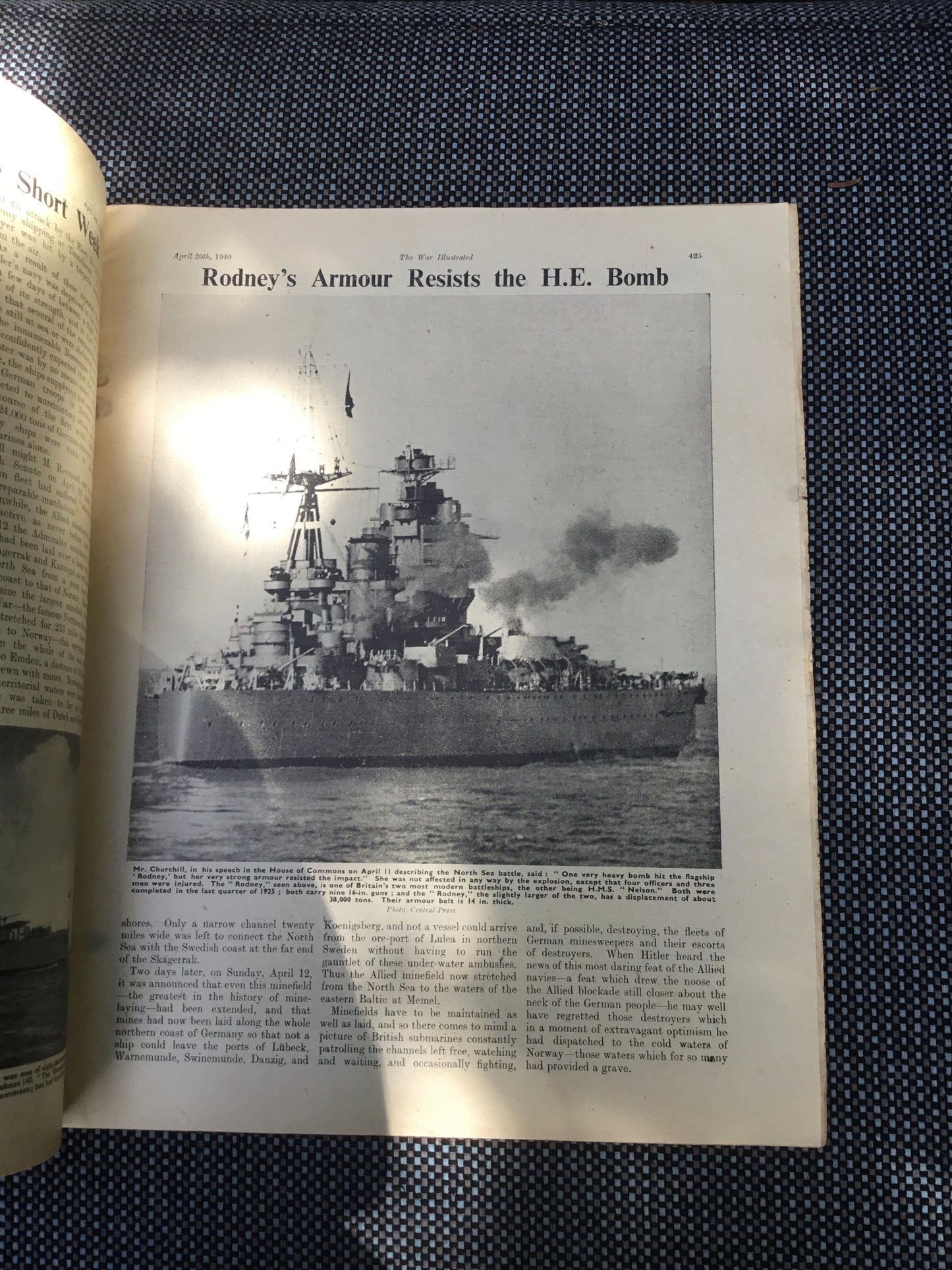 WW11 The War Illustrated Magazine Vol 2 No 34 April 1940
