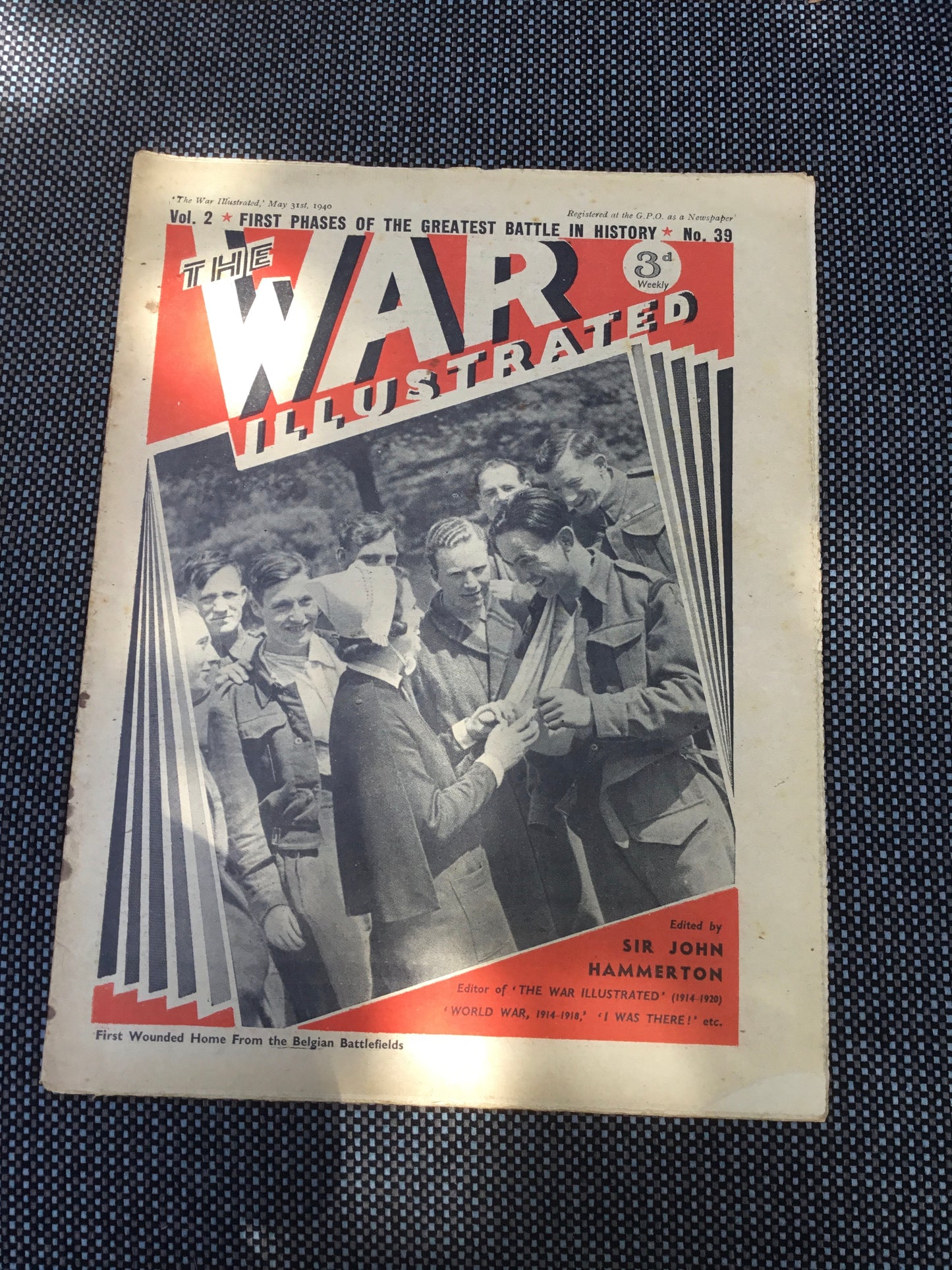 WW11 The War Illustrated Magazine Vol 2NO 39 May 1940