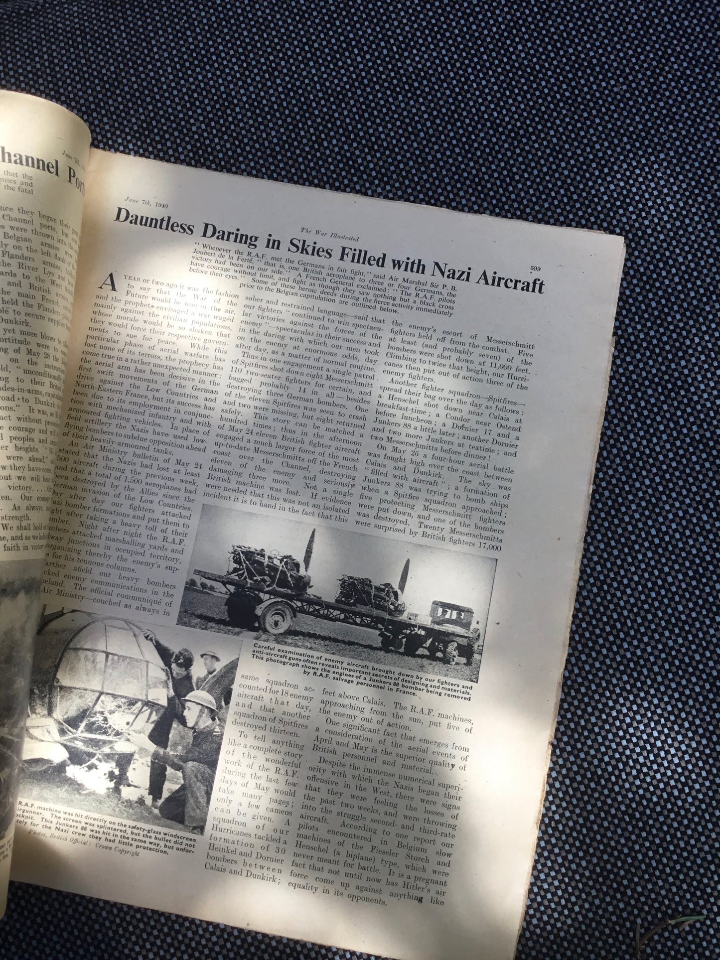 WW11 The War Illustrated Magazine Vol 2 No 40 June 1940