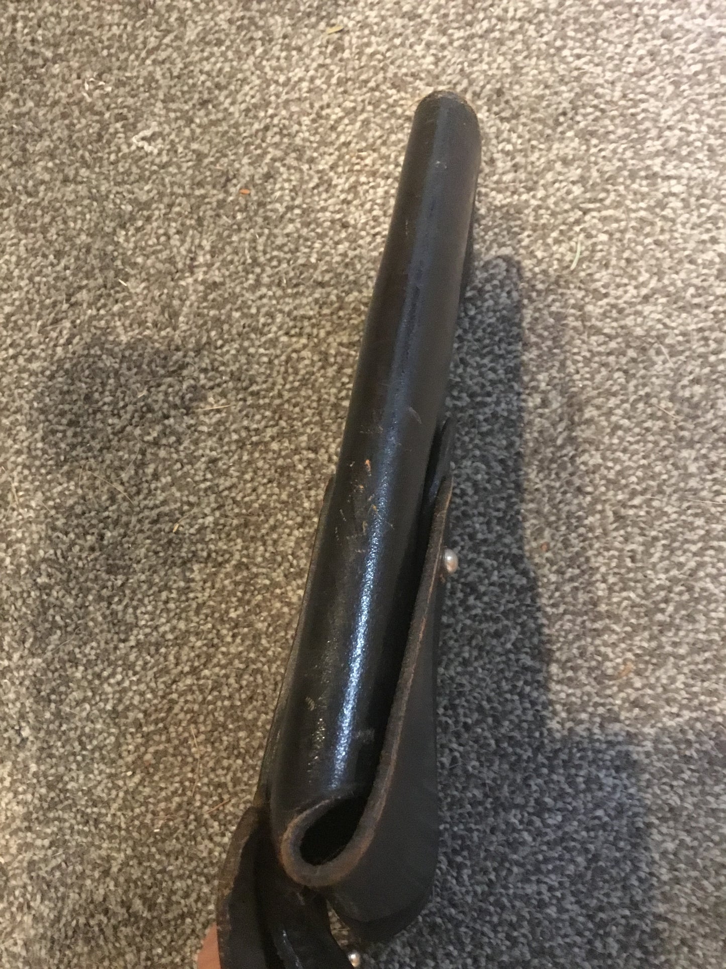 Canadian Forces Military Police MP Black Leather Holster