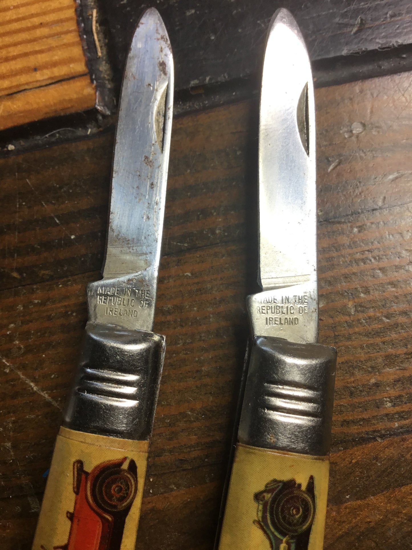 Lot of 2 Automobile Themed Pocket Knives Ireland