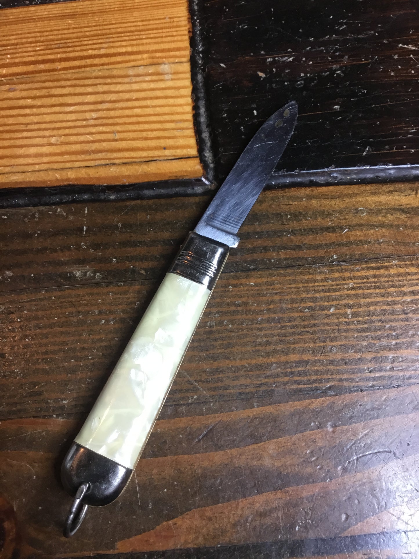 Novelty Pocket knife with Manitoulin Island Map , made in Germany