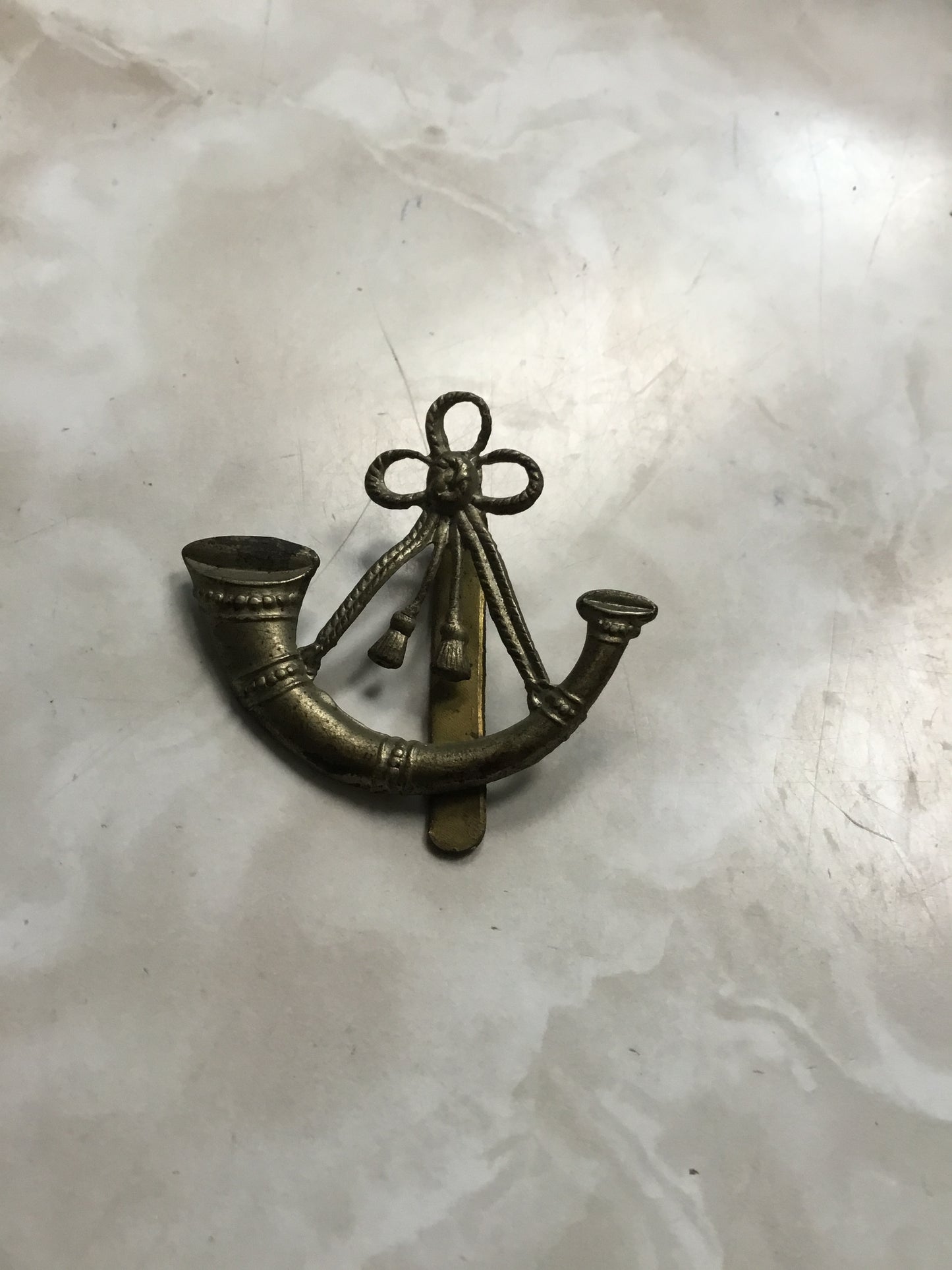 WW1 British Oxfordshire & Buckinghamshire Light Infantry Regiment Cap Badge