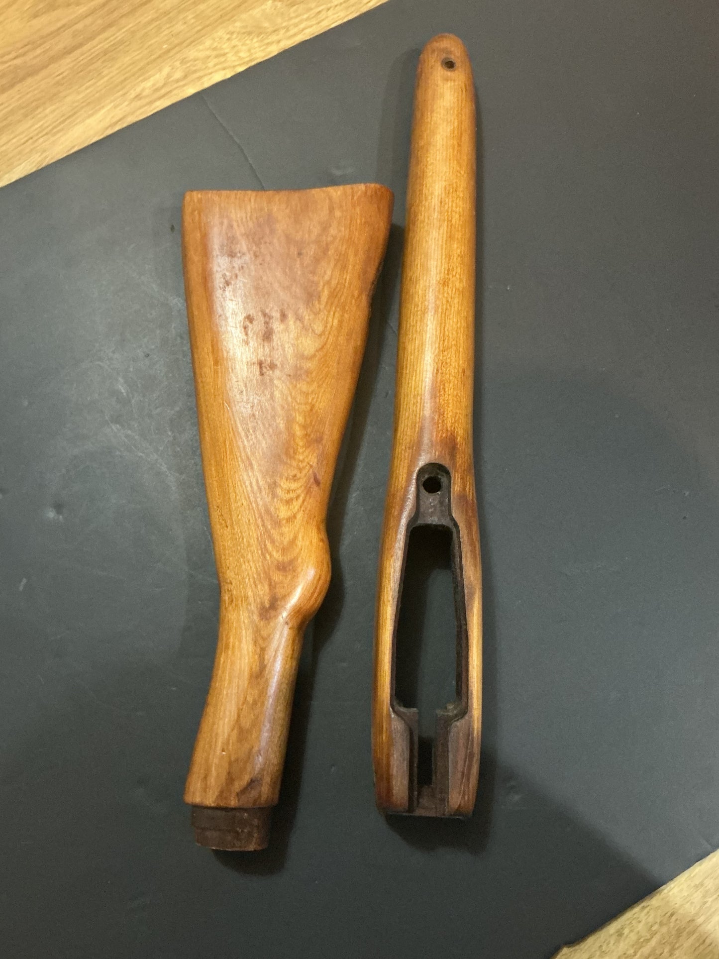 No 4 Lee ENFIELD Rifle Stock and Fore Stock ,SPORTERIZED. No hard ware included .