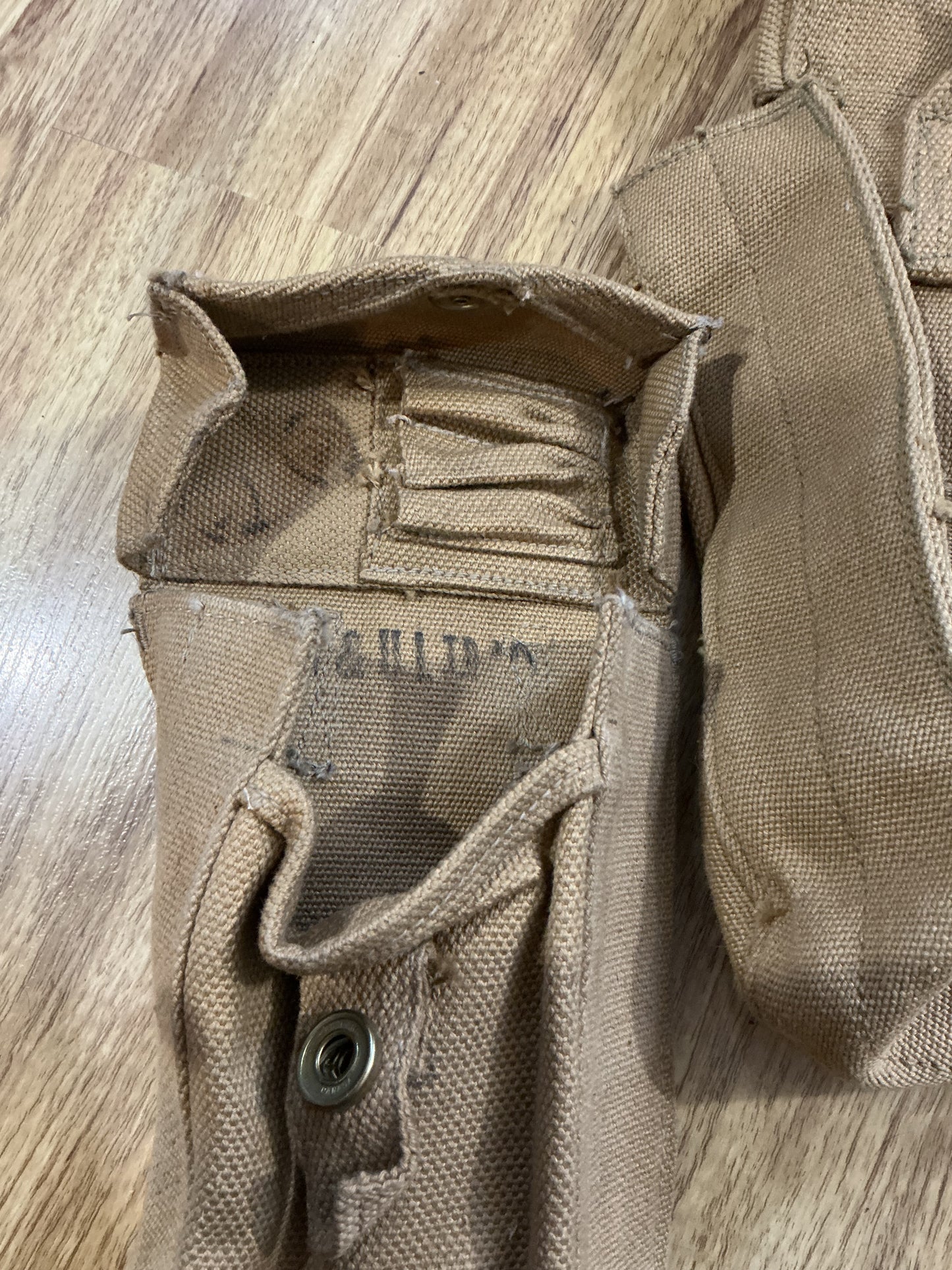 WW2 Canadian P37 Bren Gun Pouches dated 1942 and 1940