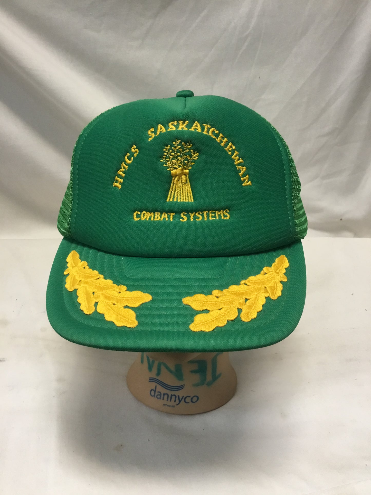 1980s Ball cap HMCS SASKATCHEWAN COMBAT SYSTEMS