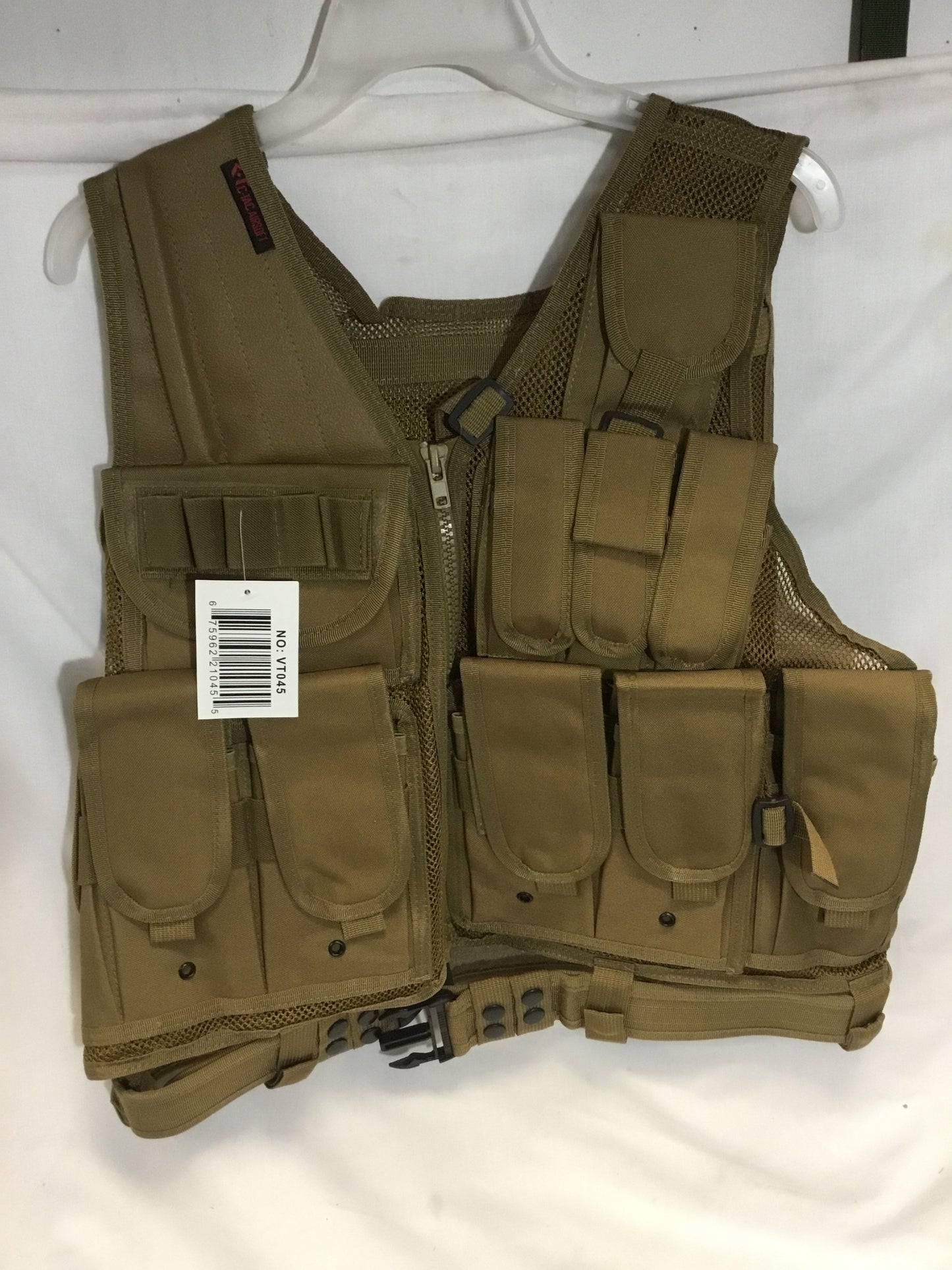 C-Tac Tactical Vest ,Coyote Brown