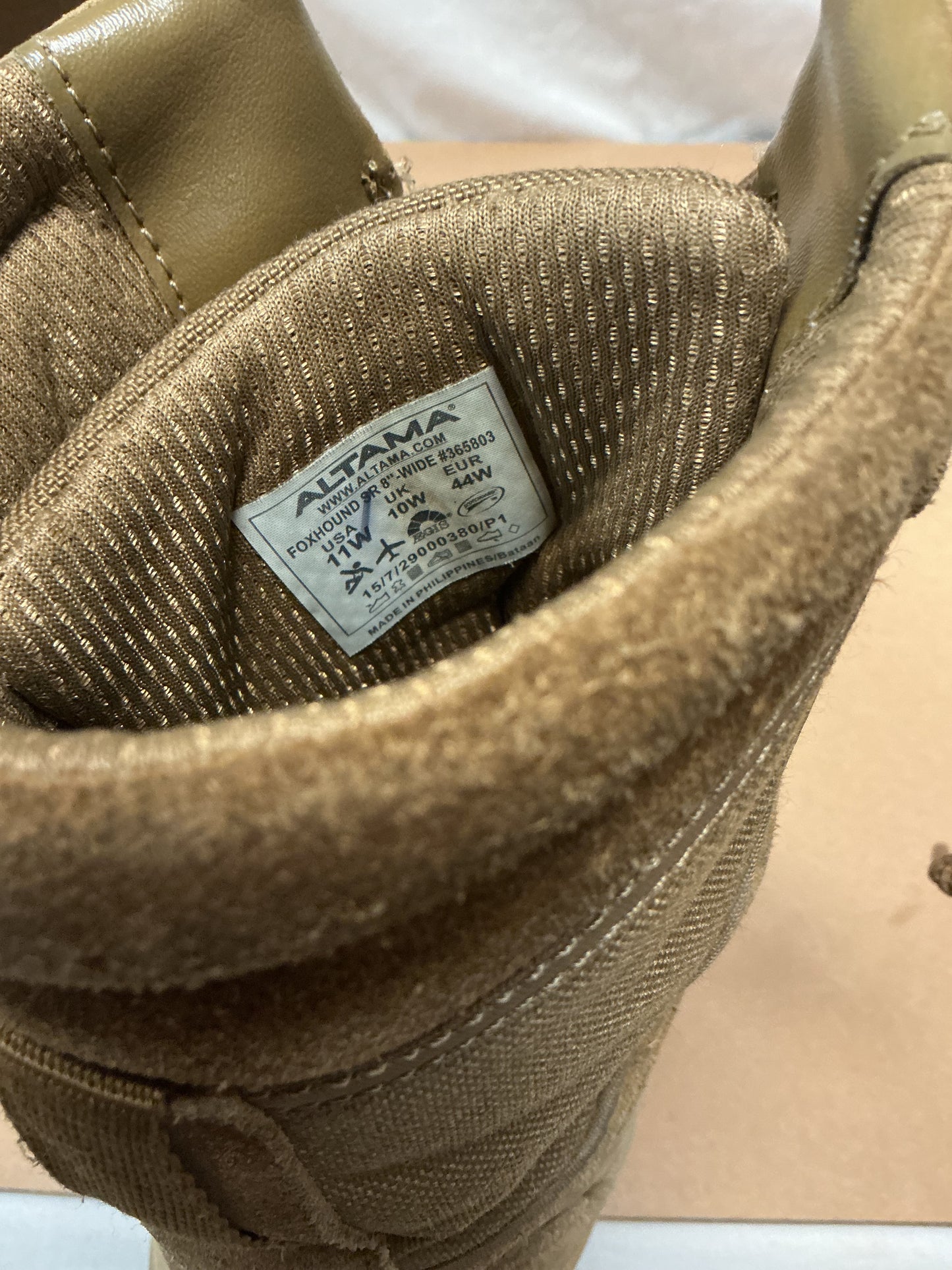 Lightweight Military Altama Boots Size 11 W