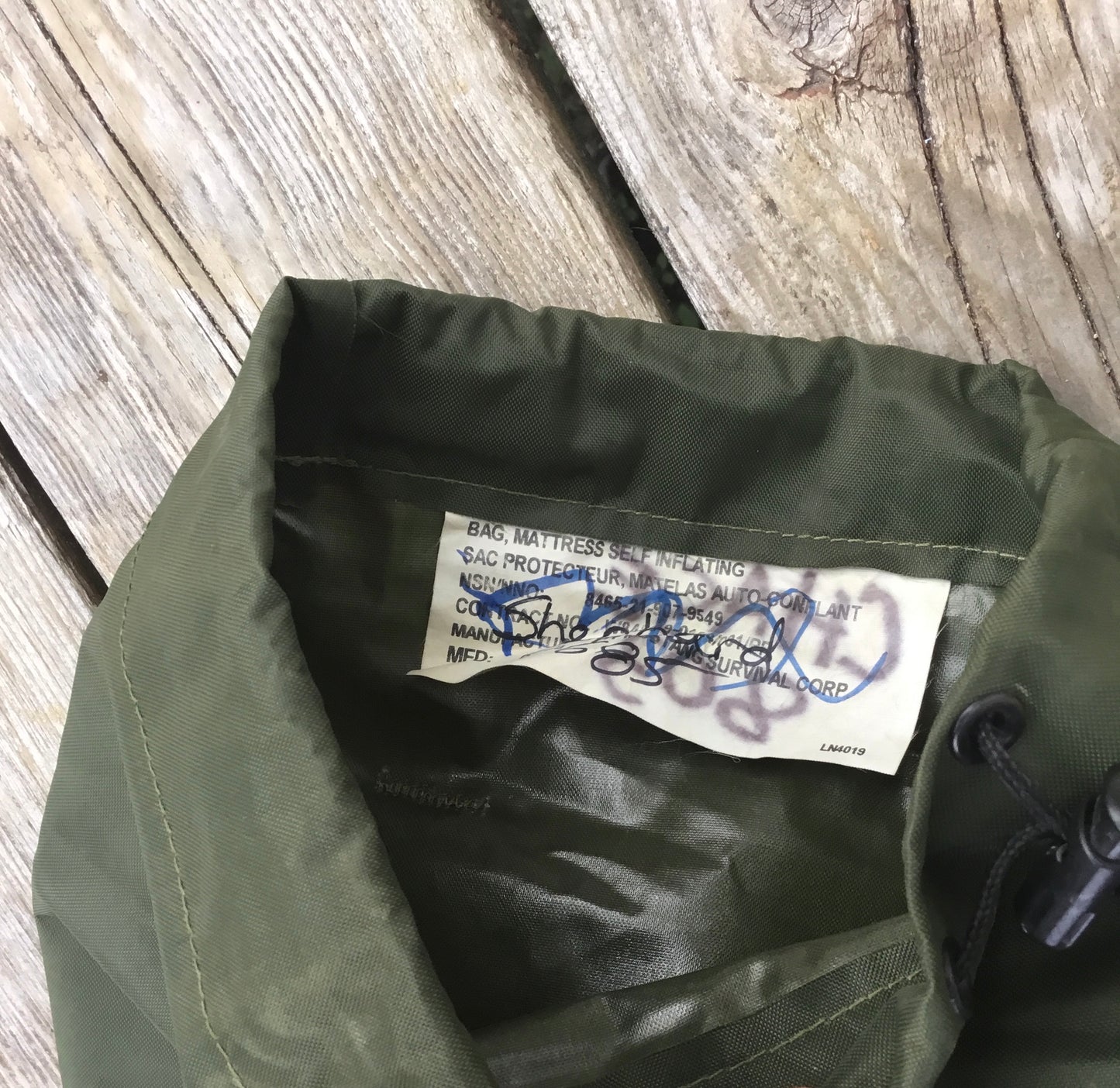 Military Self Inflating Air mattress with Carry Bag