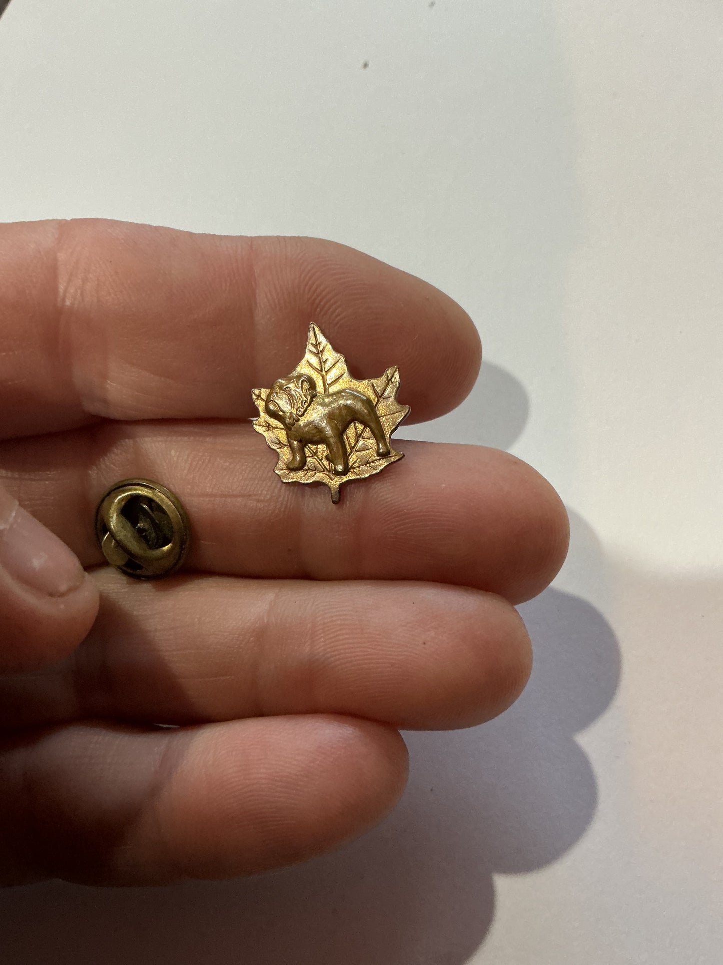 Vintage Mack Truck gold tone Lapel Pin