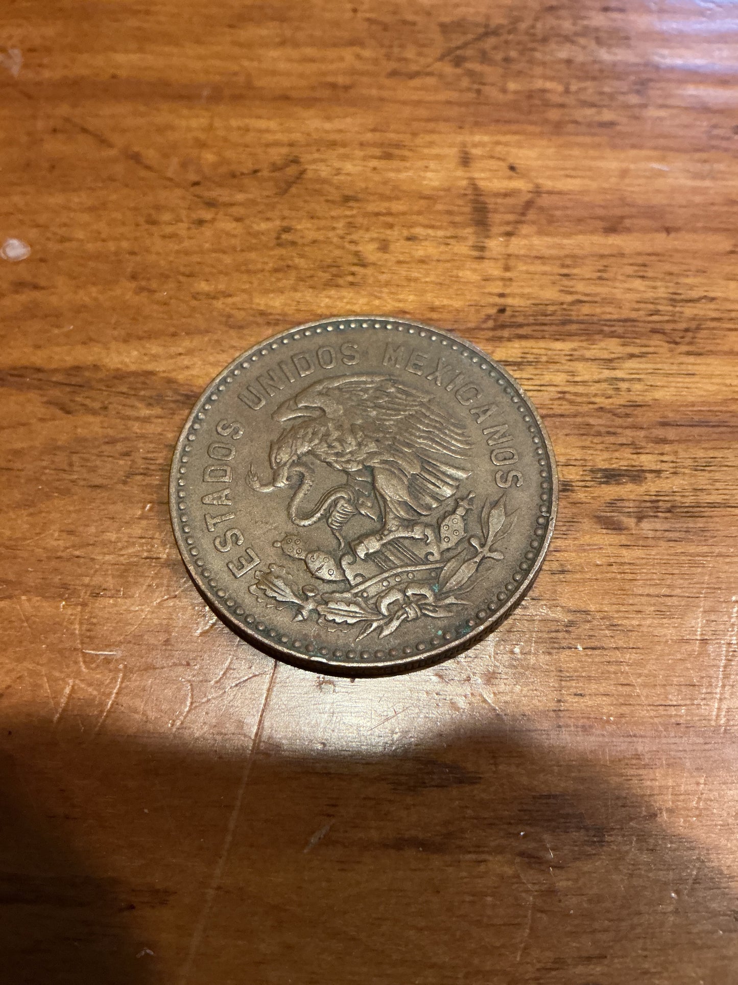 1957 Mexico 50 Centavos