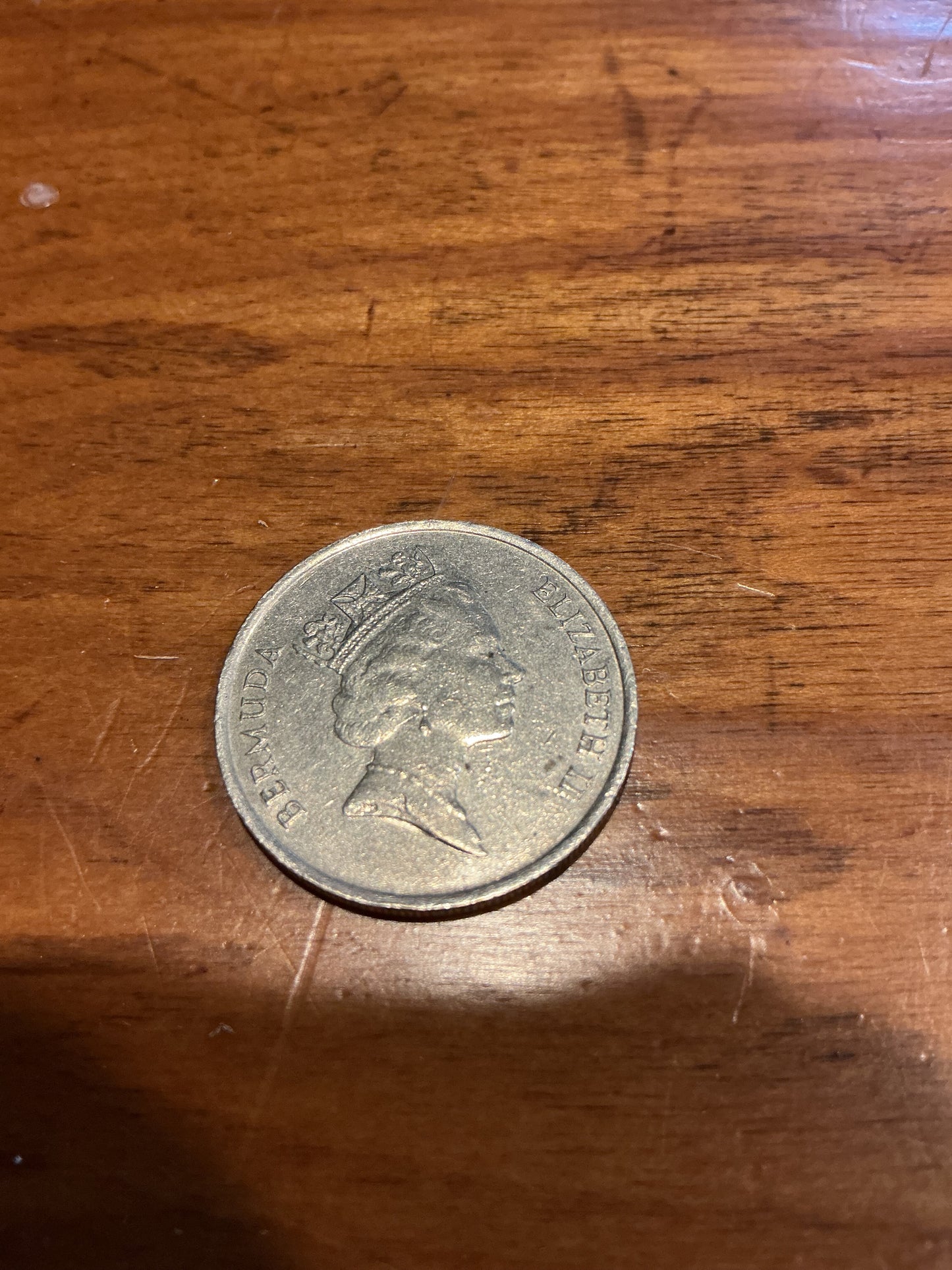 Bermuda 25 Cents Coin - 1986