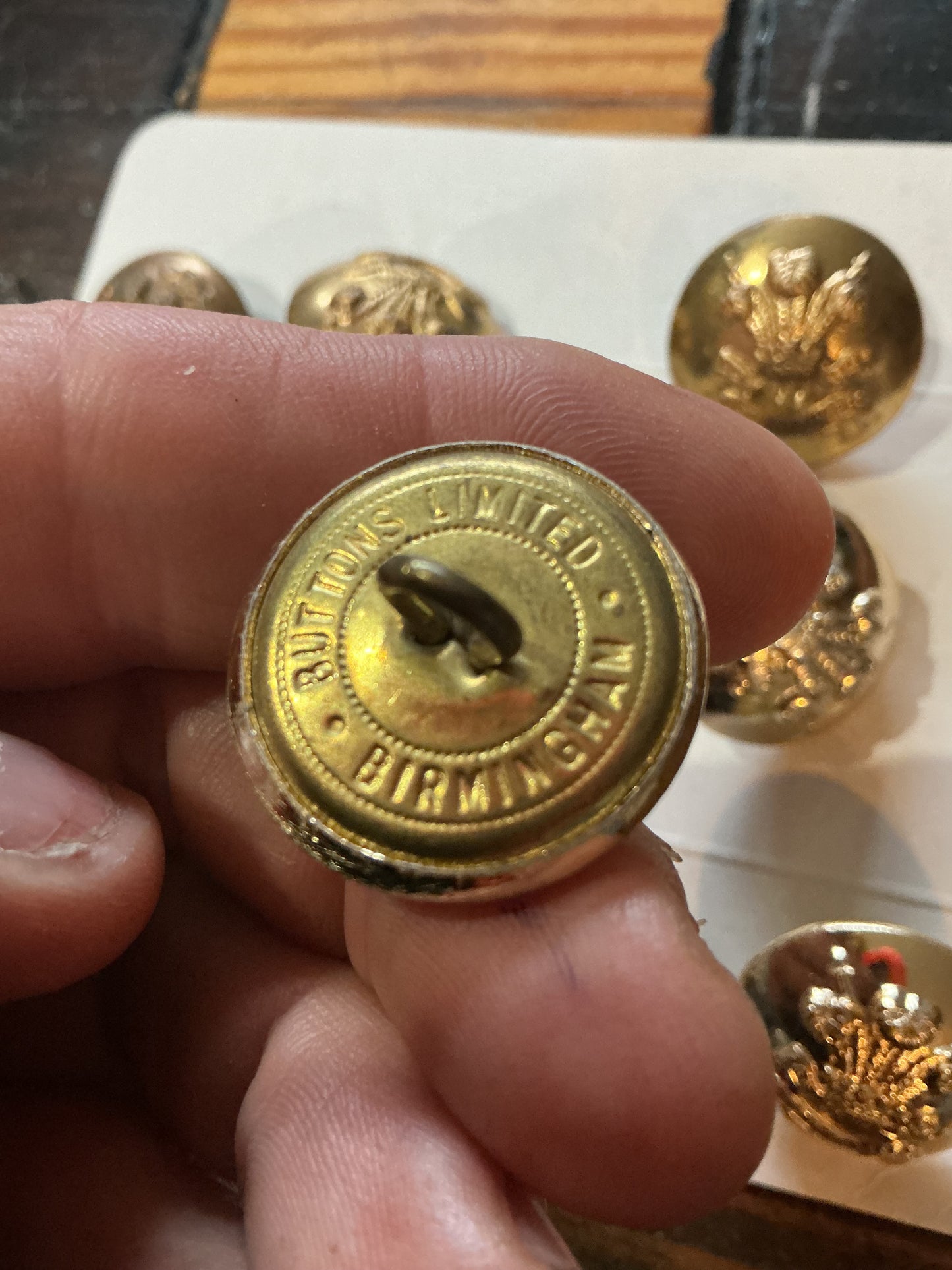 Lot of 3rd Carabiners Prince of Wales Dragoon Guards Buttons