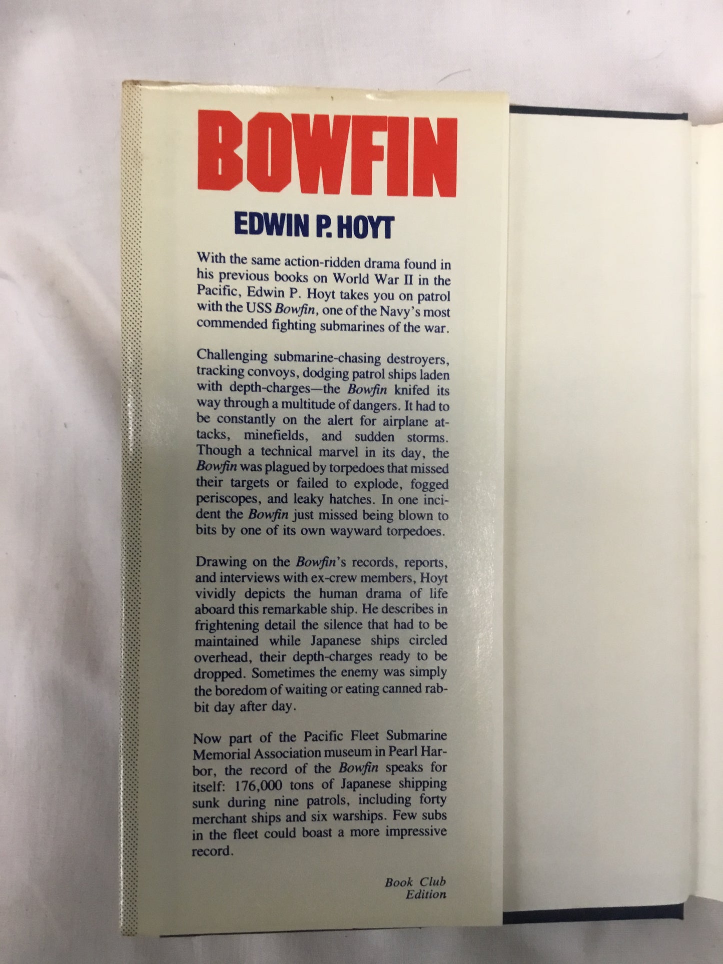 Bowfin by Edwin P. Hoyt , Hard Cover