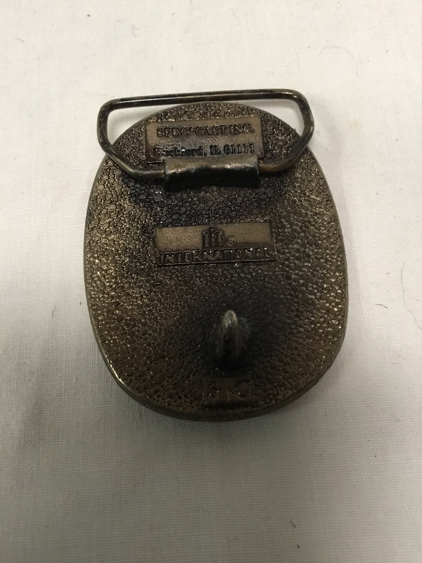 international excavator, belt Buckle made in USA