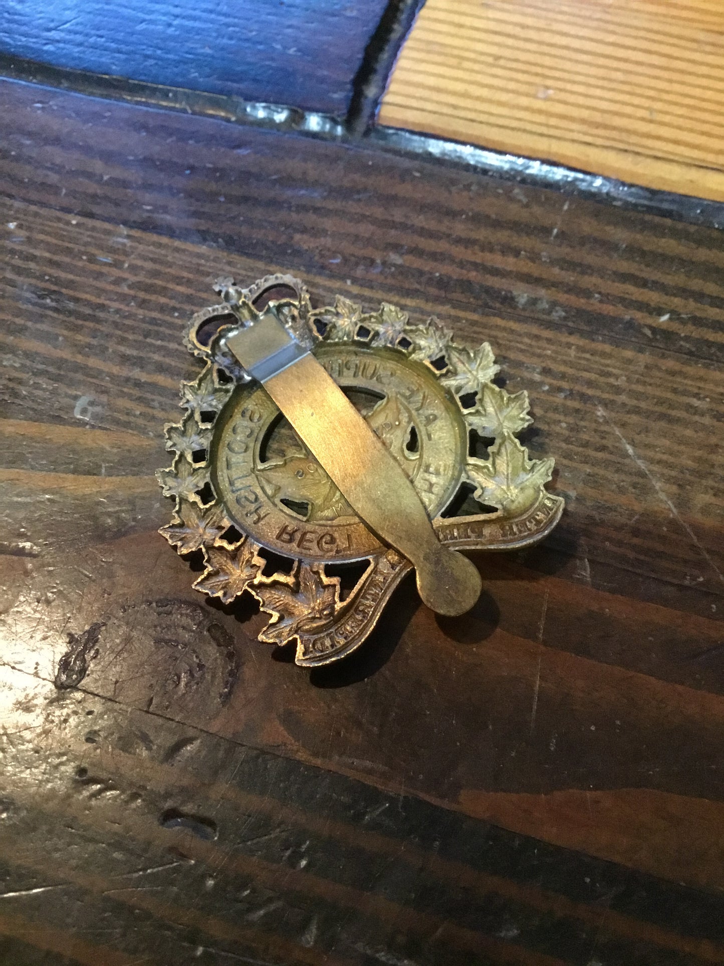 Canadian LAKE SUPERIOR SCOTTISH REGIMENT CAP BADGE