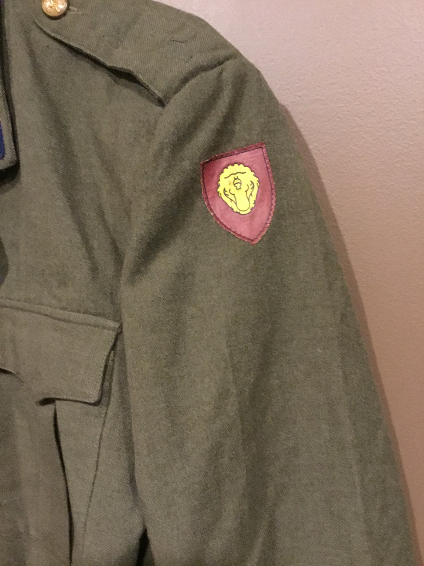 Vintage Belgian Army Battle Dress Tunic 1964