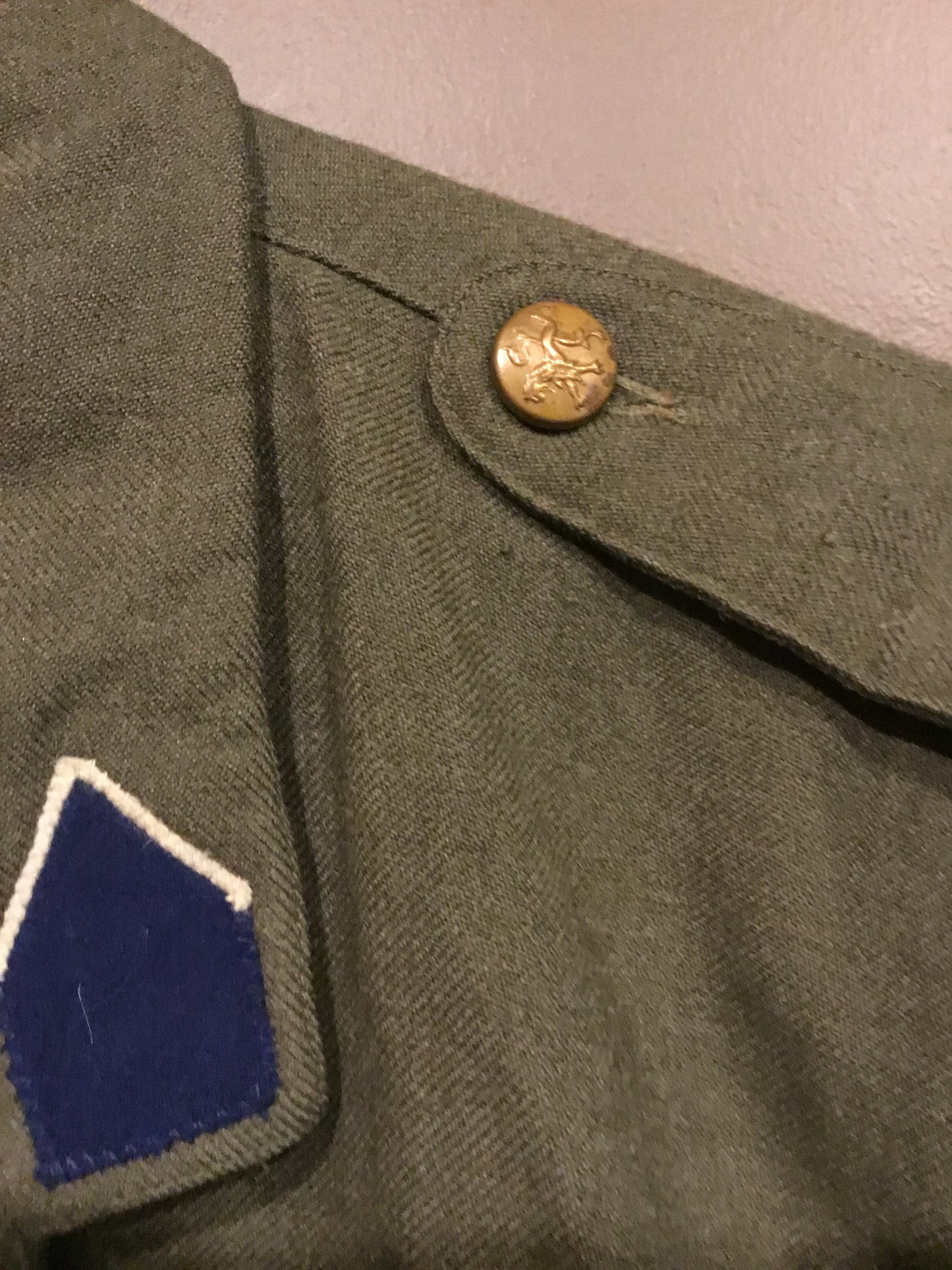 Vintage Belgian Army Battle Dress Tunic 1964