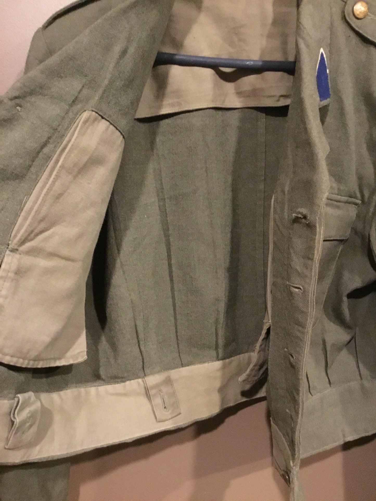 Vintage Belgian Army Battle Dress Tunic 1964