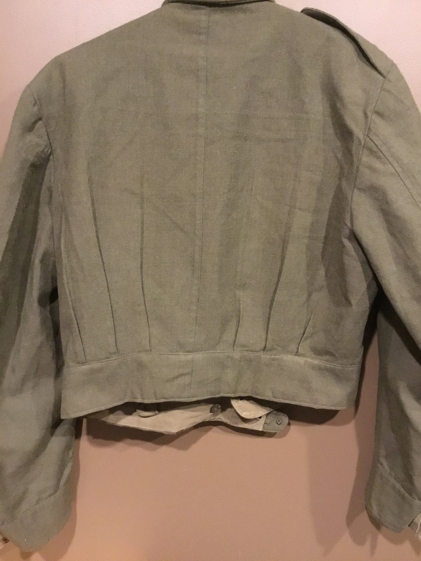 Vintage Belgian Army Battle Dress Tunic 1964