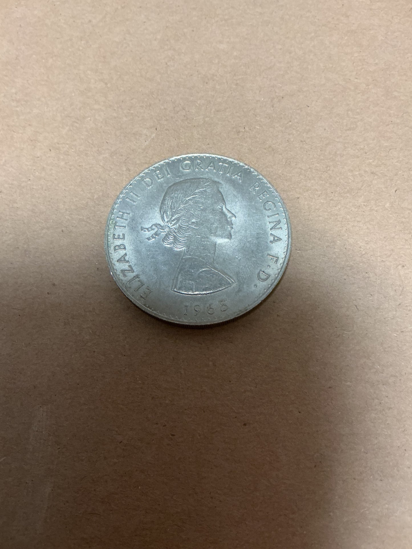 1965 Churchill Coin/ medallion Featuring Queen Elizabeth, made in Great Britain.