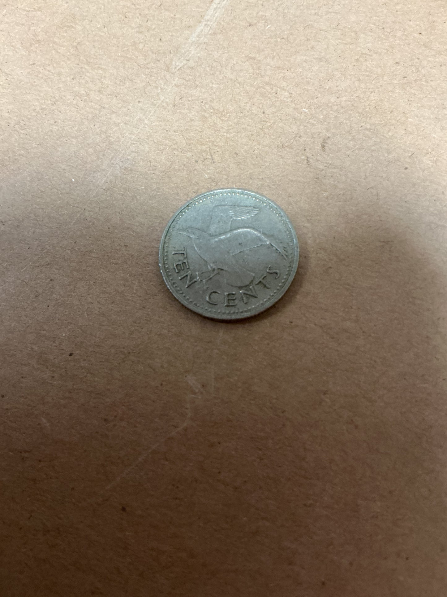 1973 Barbados 10 Cent Coin
