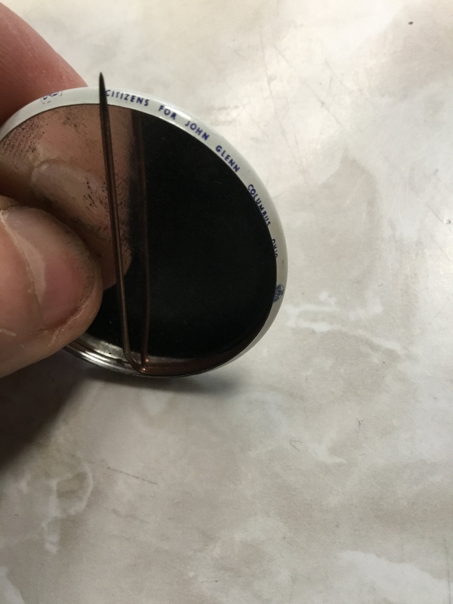 John Glenn for U.S. senate Button Pin