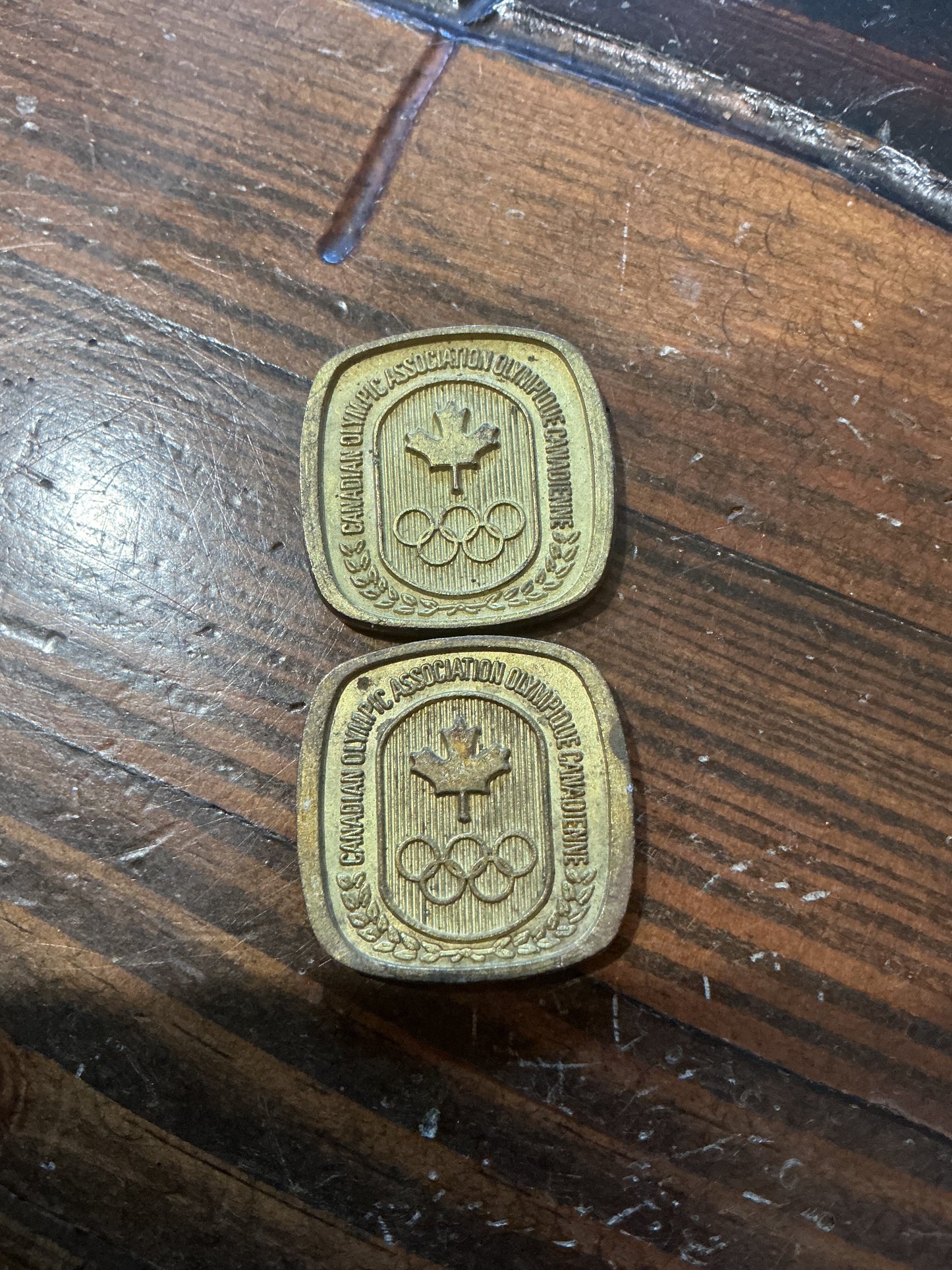 2 1972 Canadian Olympic Association Medals Fencing Cycling