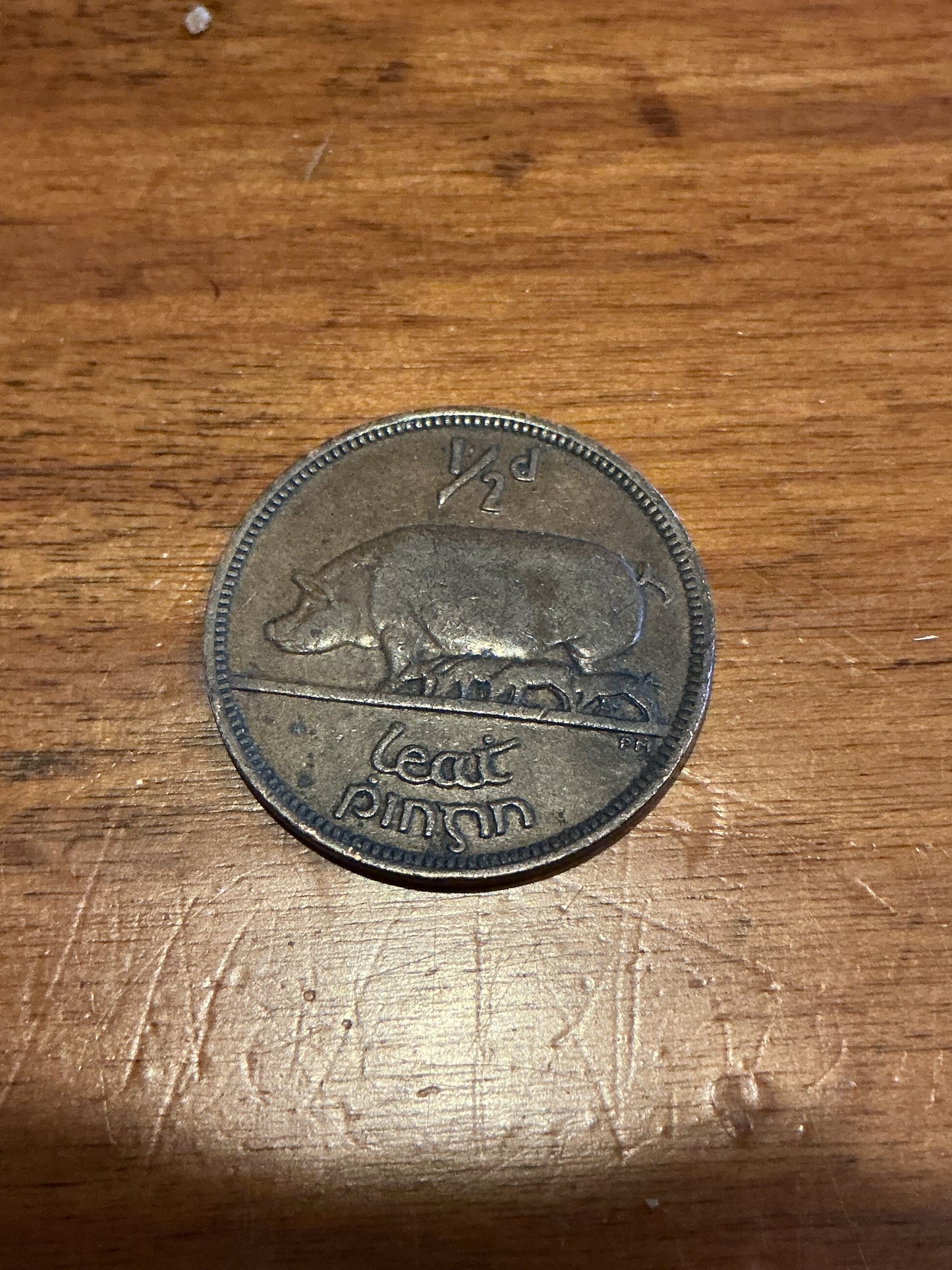 1942 IRELAND / EIRE HALFPENNY Coin