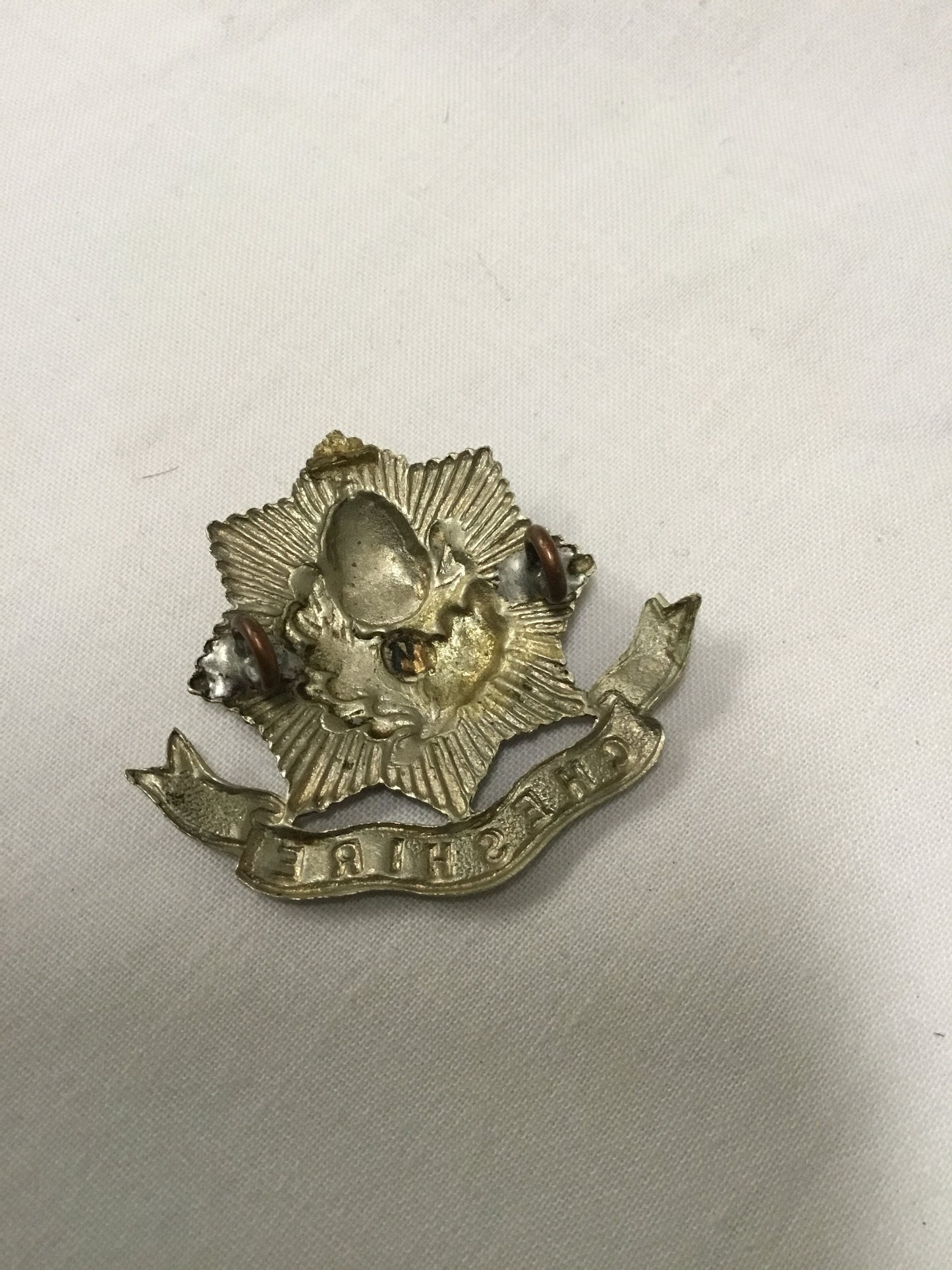 Cheshire Regiment WW1 Cheshire Regiment Cap Badge