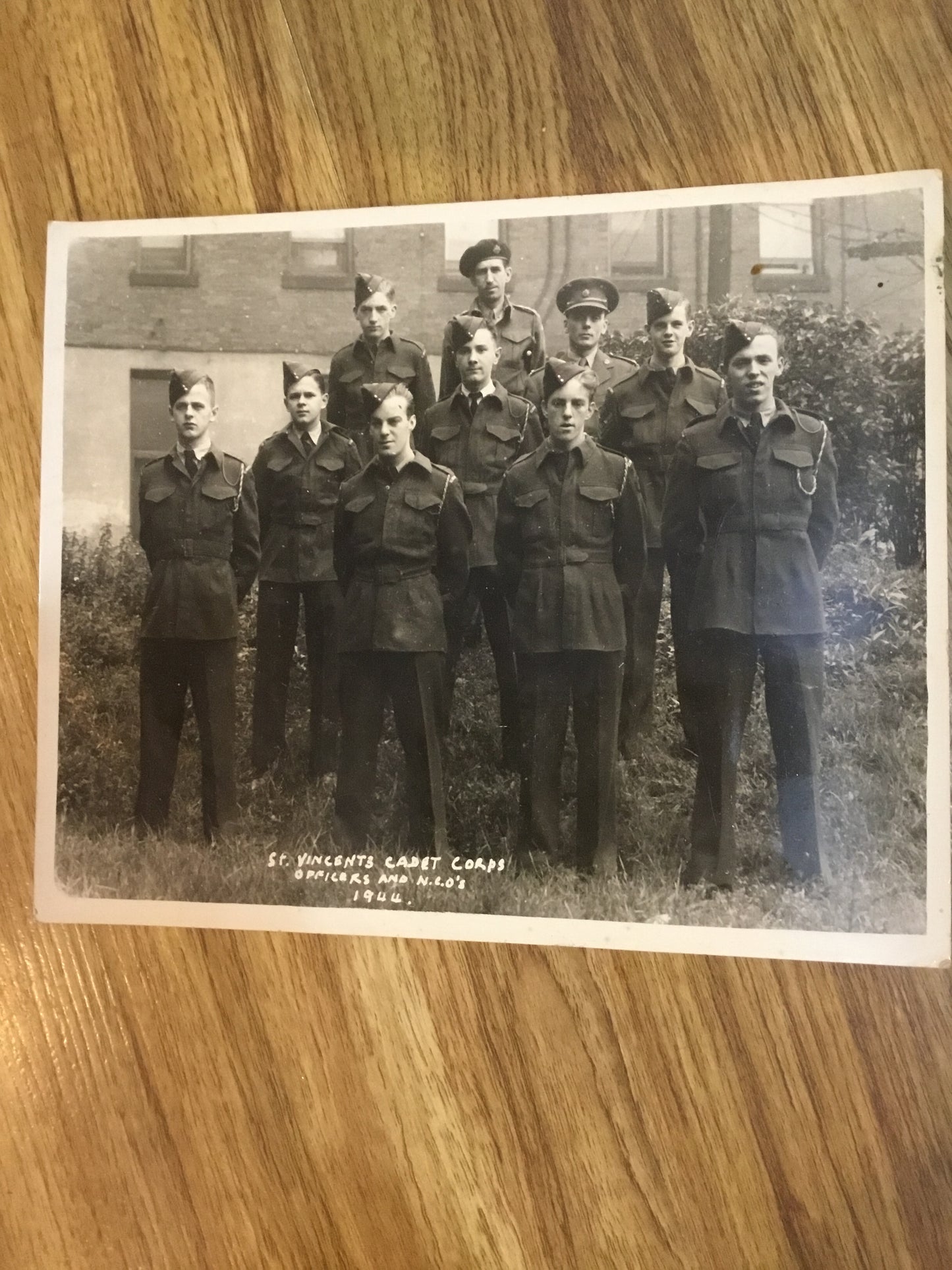 WW11 Photo St. Vincent’s Cadet Corps 1944