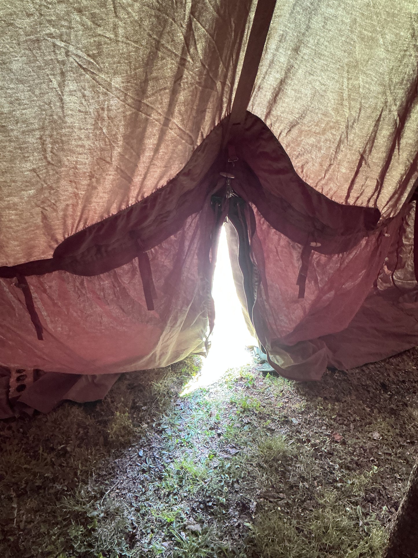 Canadian Military 10 Man Bell Tent with Stove pipe Hole ,