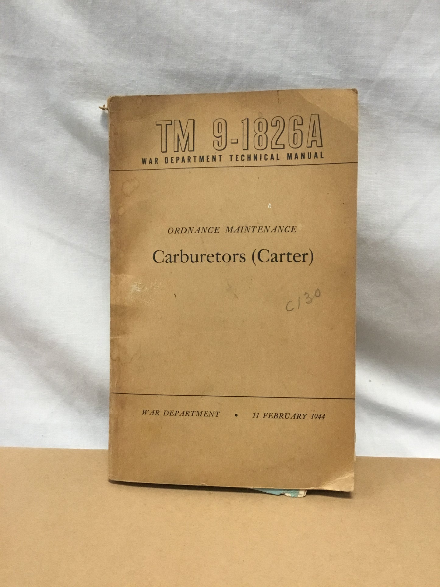 WW11 Carter Carburetors Manual 1944