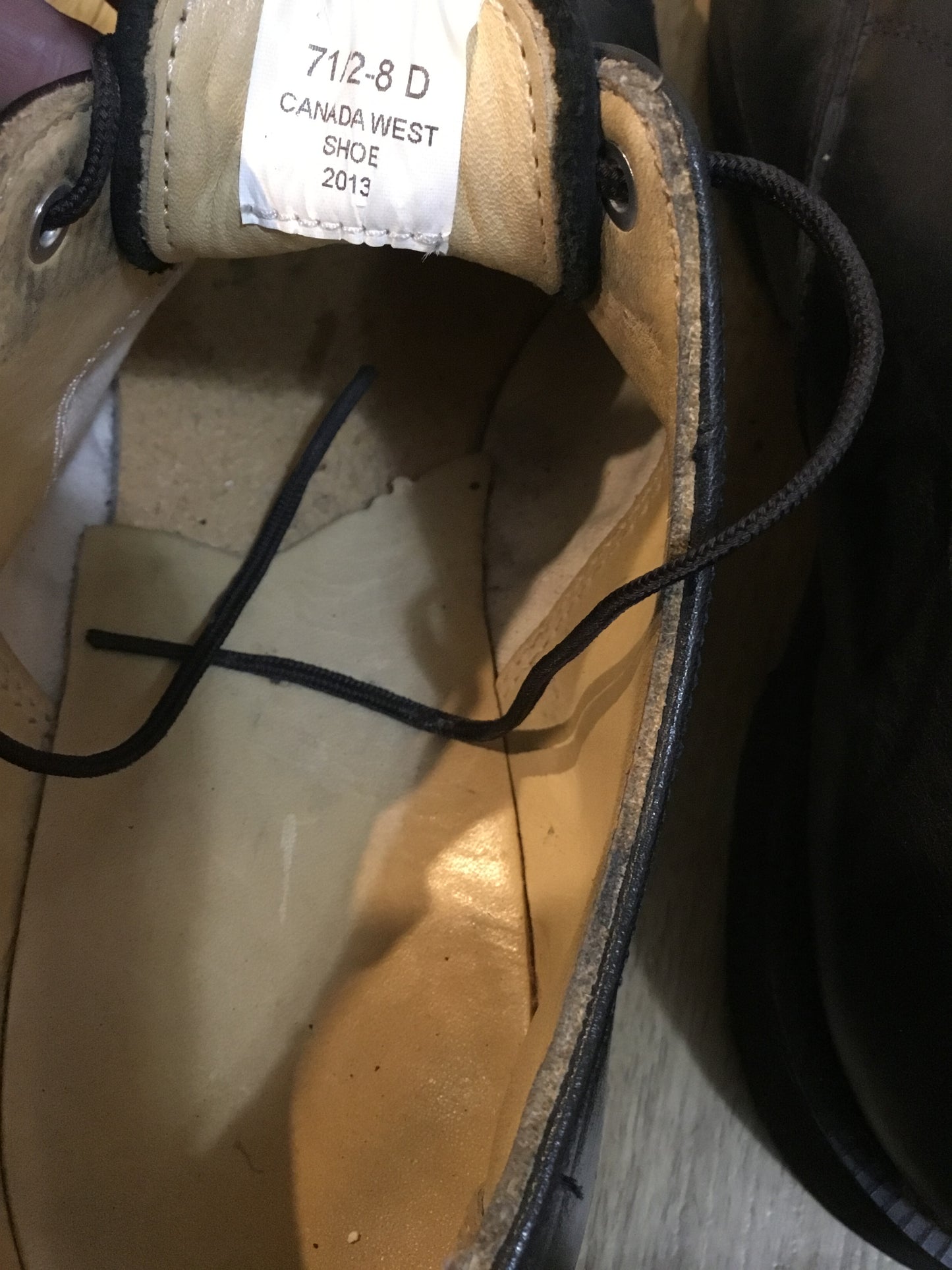 Canadian Military Dress Shoes Size 7 1/2 to 8 D