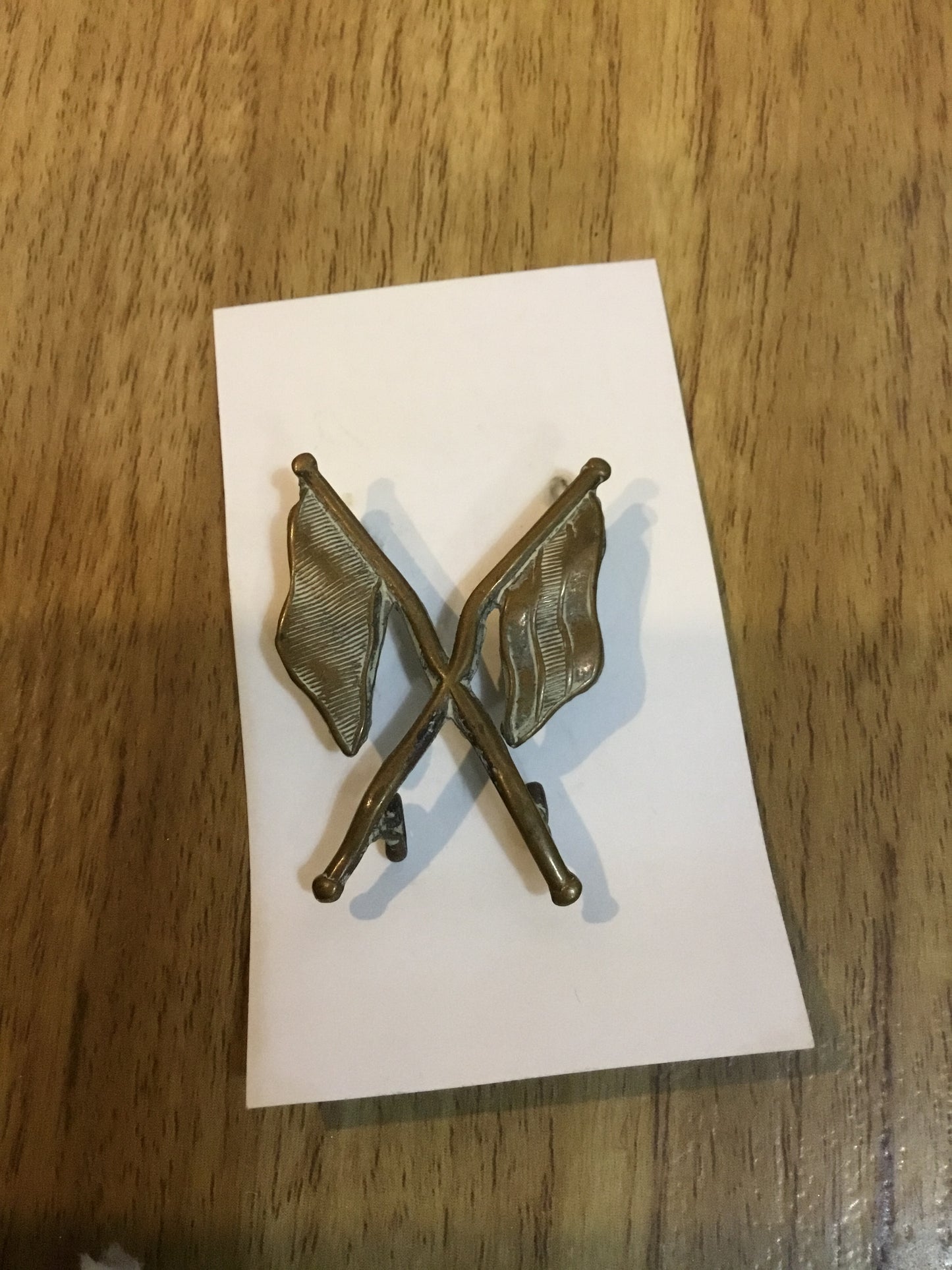 British Royal Corps of Signals RCOS WW1 Regimental Signaller Proficiency in Signals Arm Trade Badge