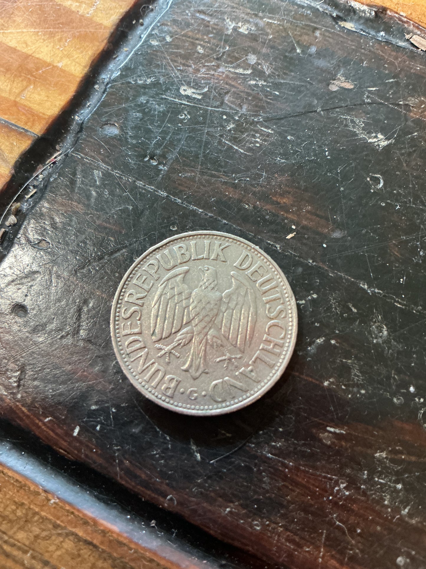 1 Deutsche Mark 1963 G Germany coin