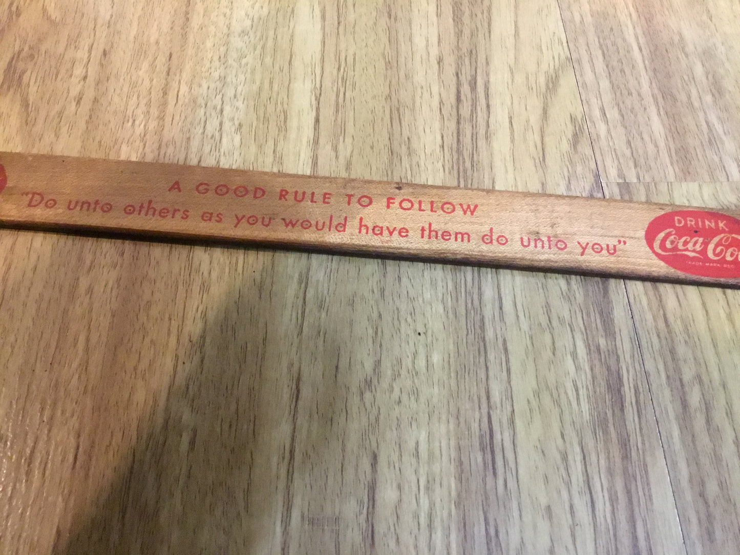 Twelve Inch Coca Cola Collectibles Antique Original Ruler