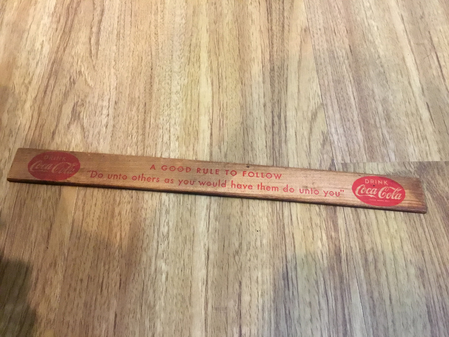 Twelve Inch Coca Cola Collectibles Antique Original Ruler