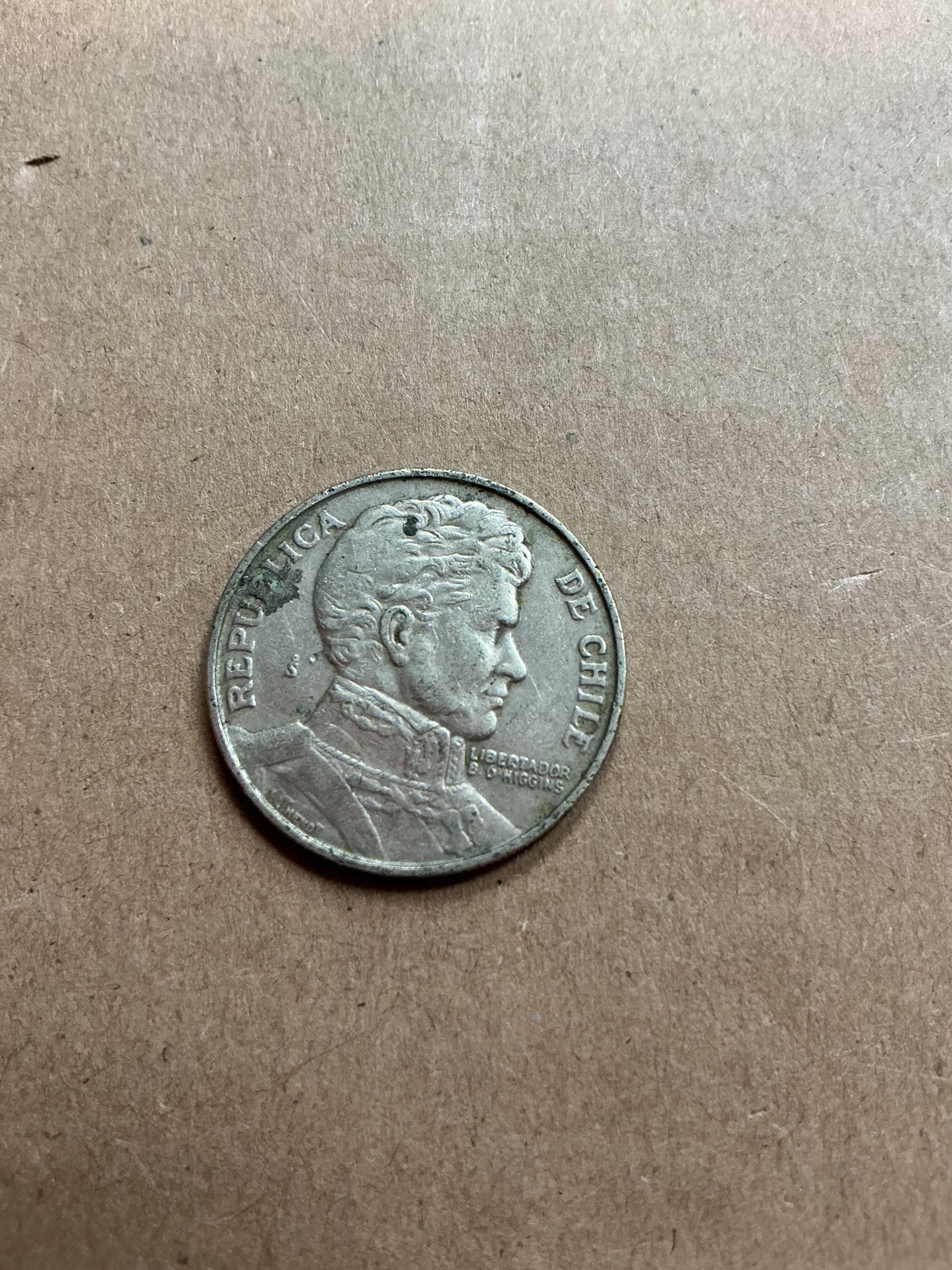 1976 CHILE 1 PESO Coin