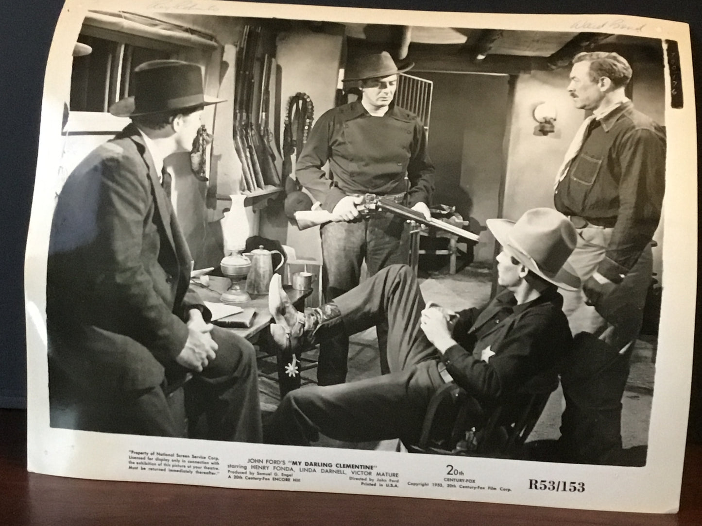 1953 Movie Press Photo My Darling Clementine .