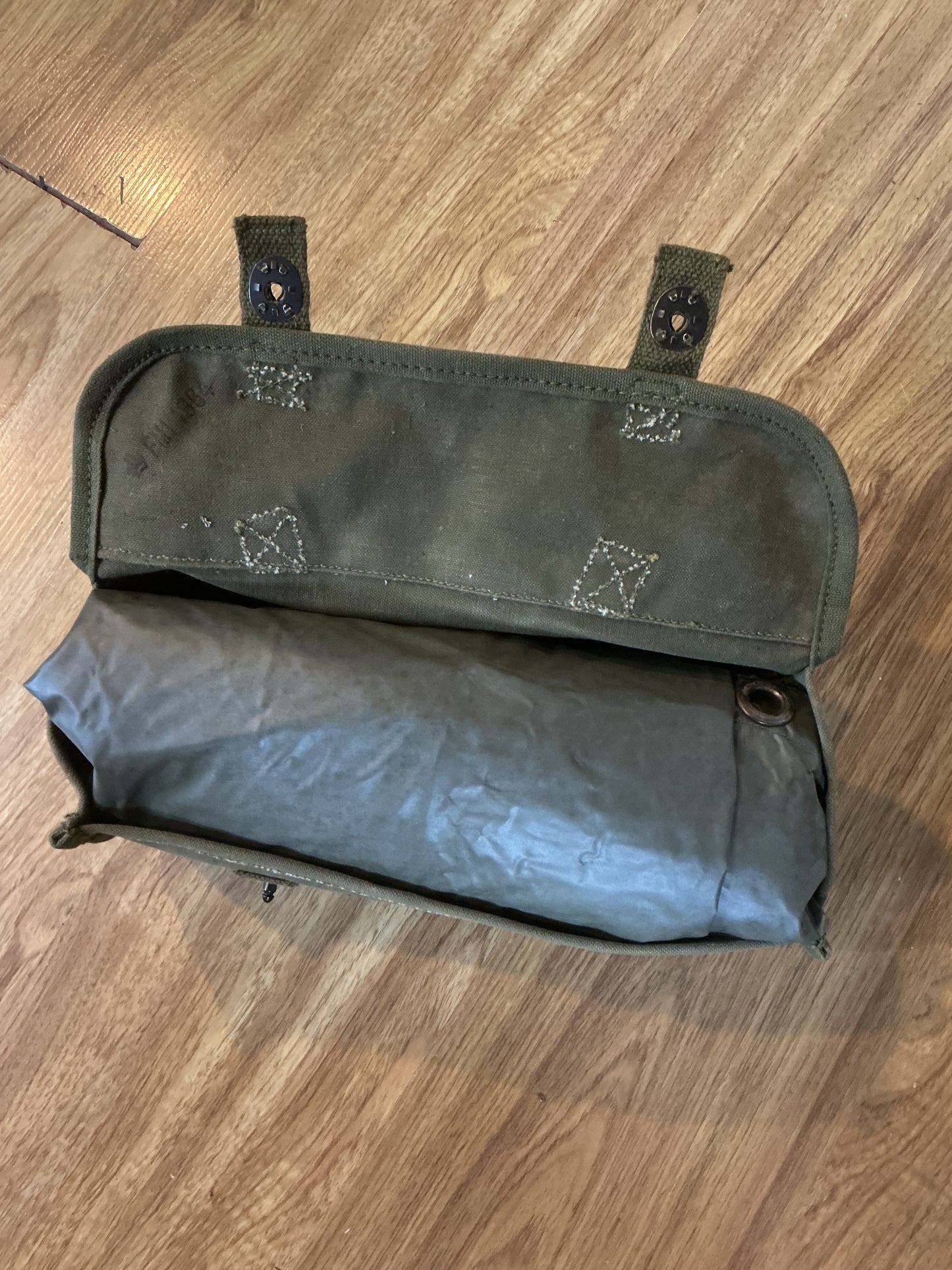 Vintage Polish Rain Poncho with carry pouch