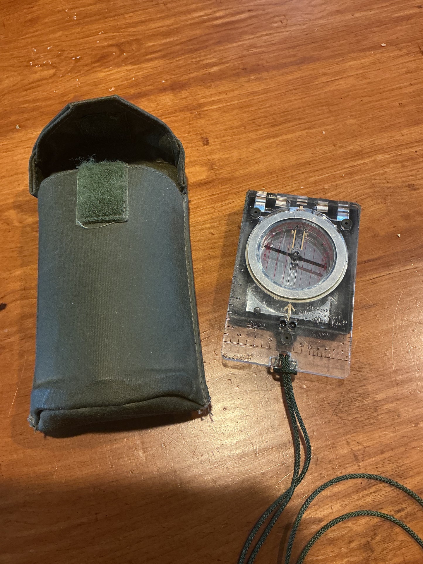 Vintage Canadian Military Silva Ranger Compass with 64 Pattern Case