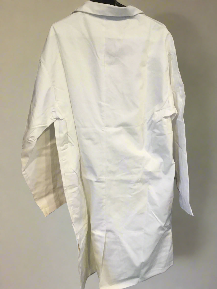 Quality Made snap up lab coat Large