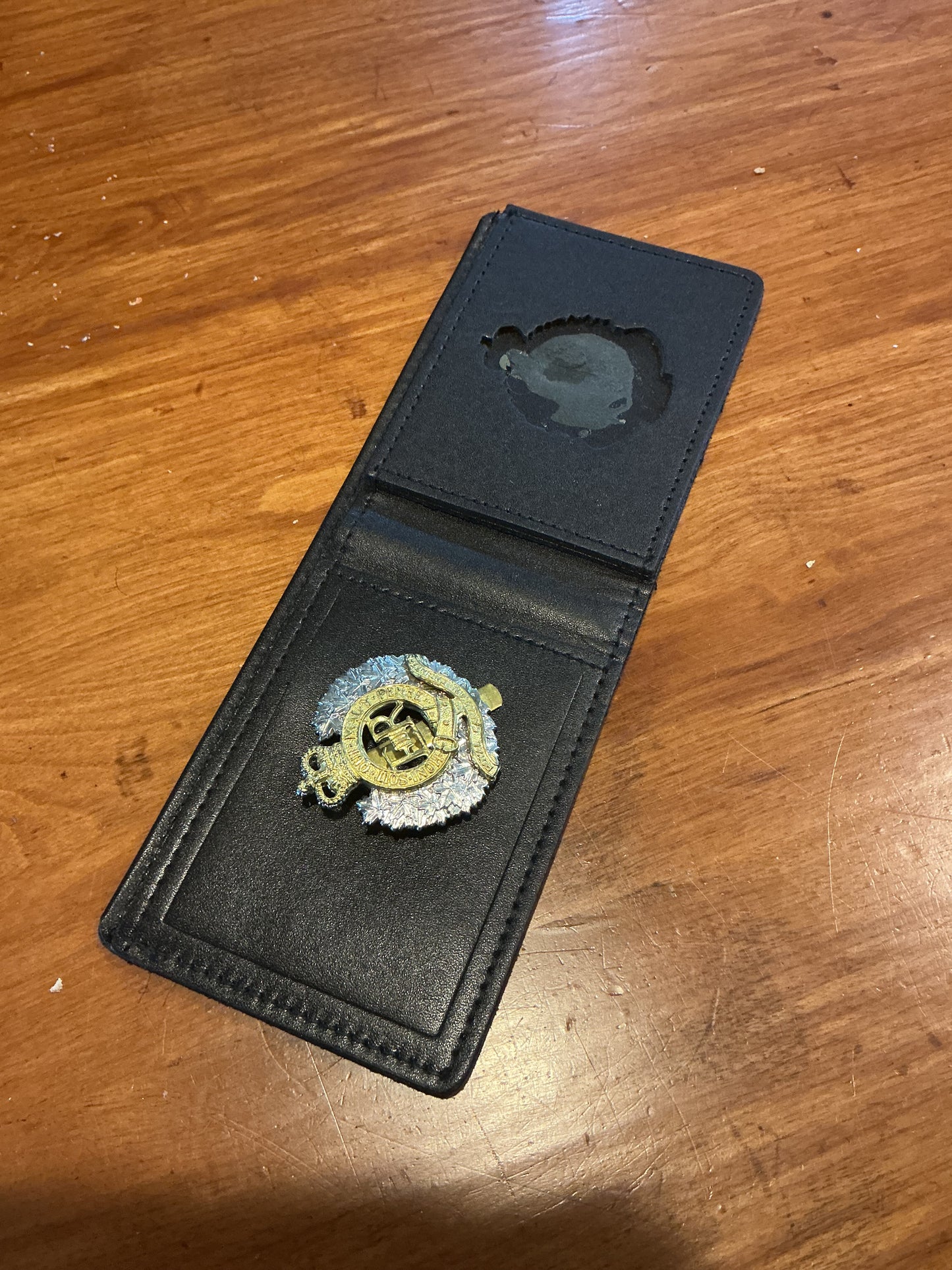 Royal Canadian engineers hat badge with ID Wallet