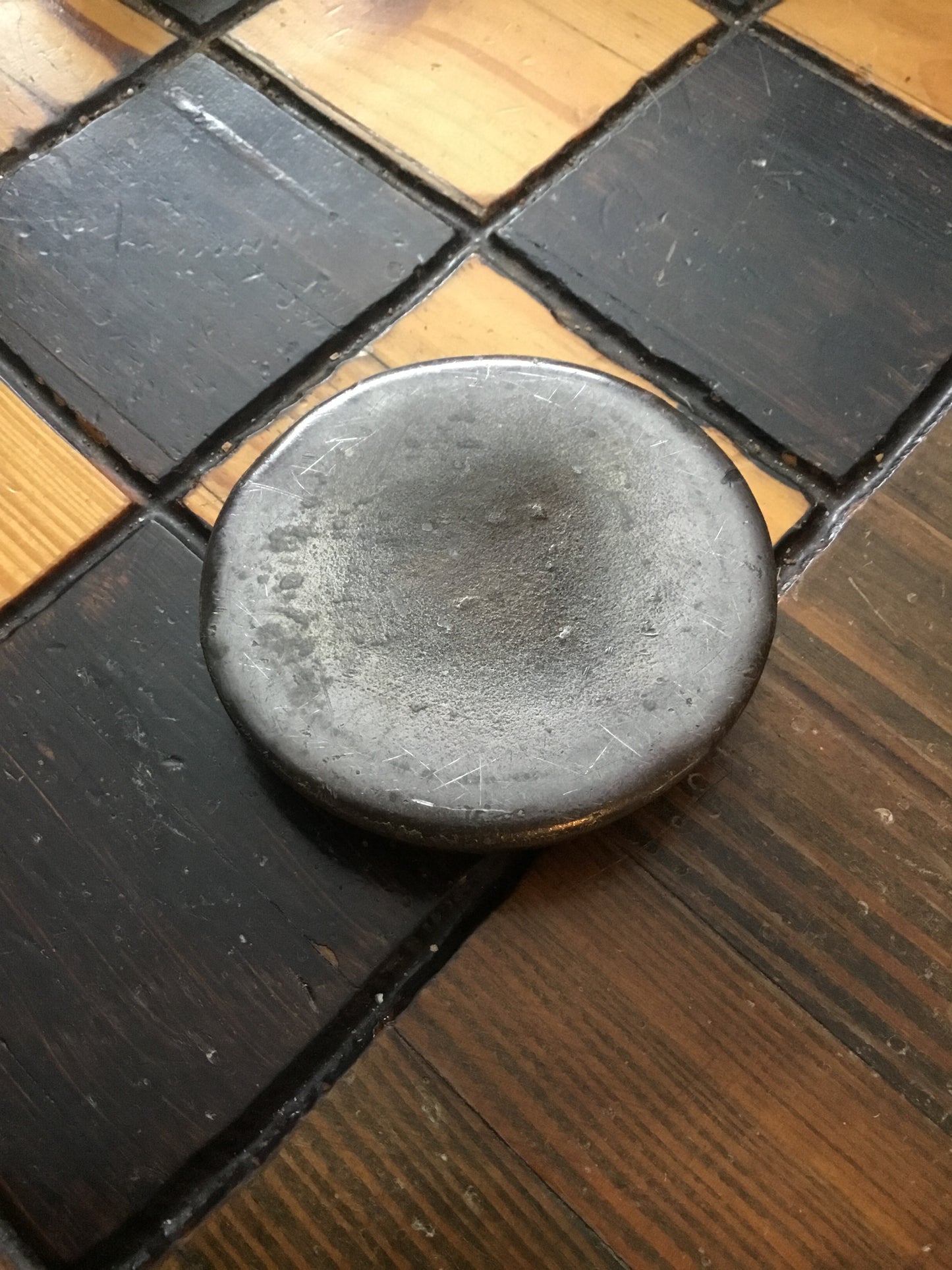 Vintage Harris Metal , Advertising. Paper Weigh