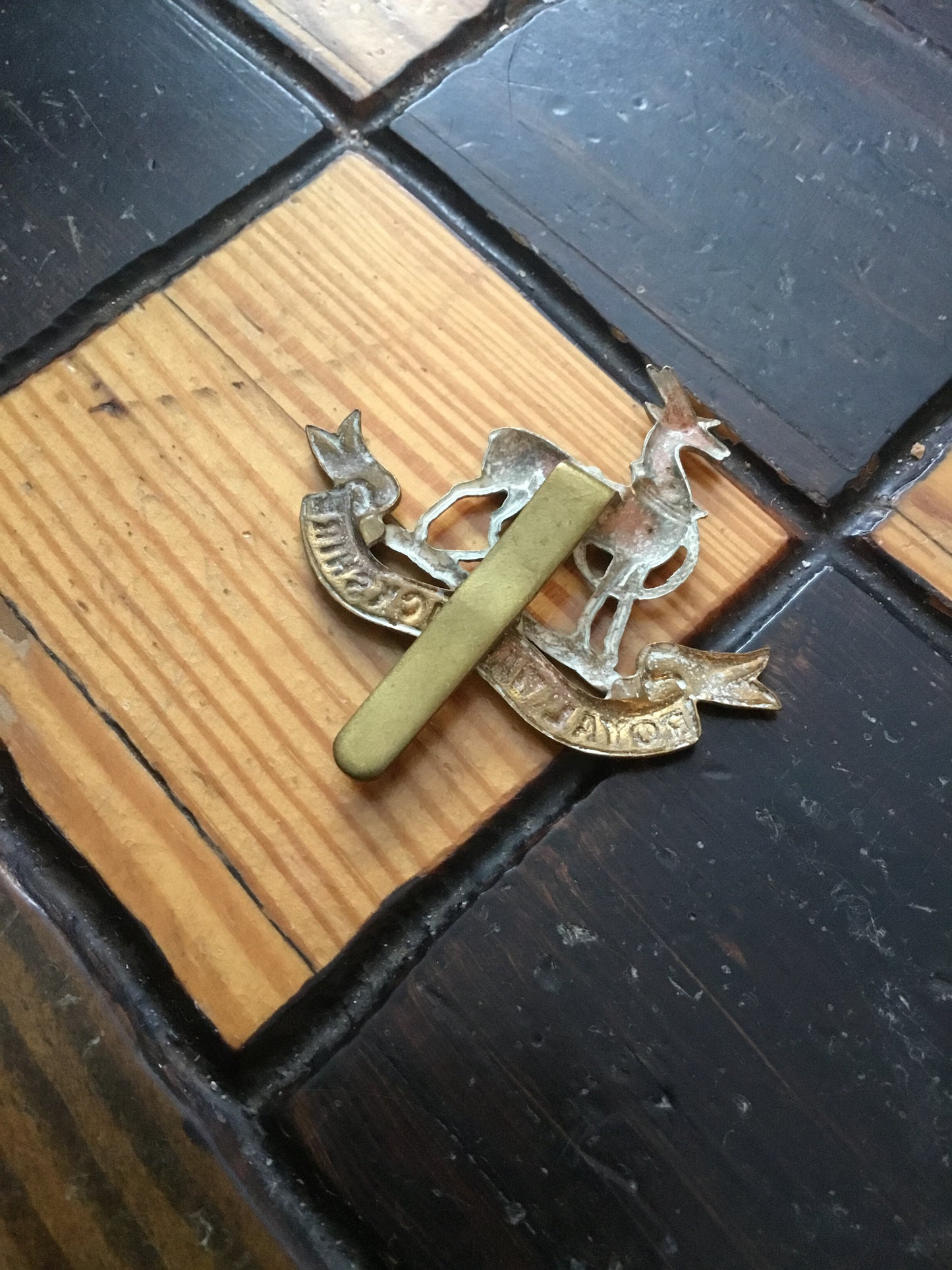 Royal Warwickshire WW2 Royal Warwickshire Regiment Cap Badge , Nice striking